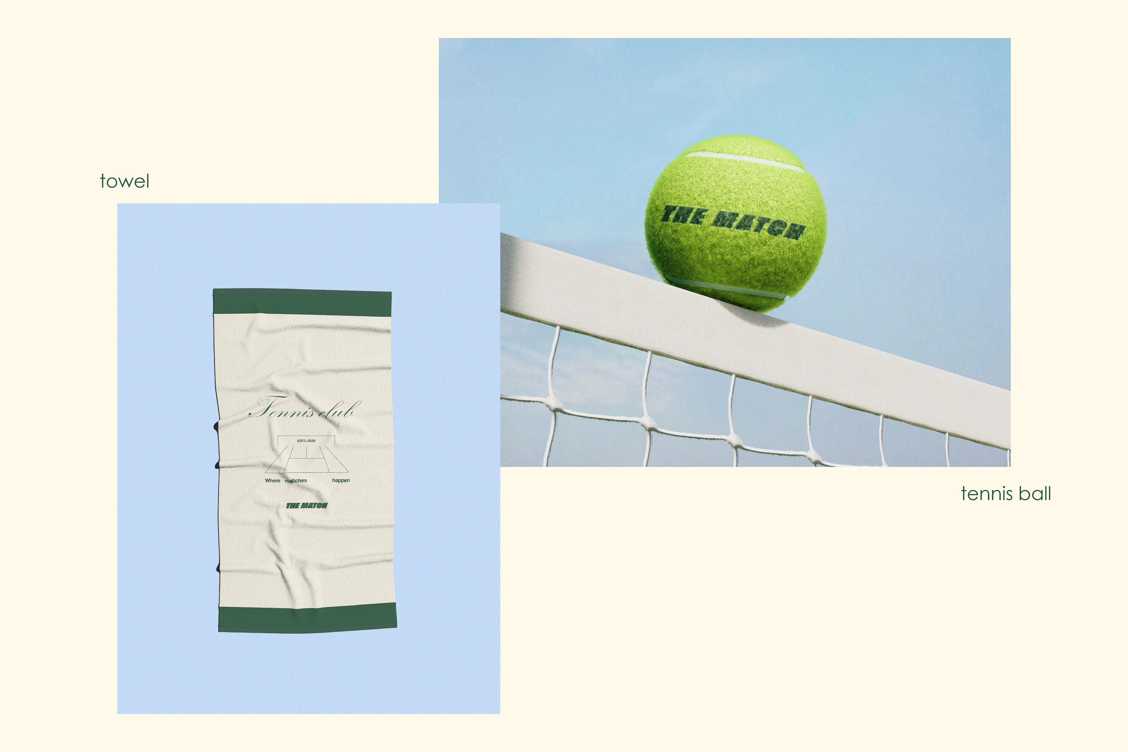 "THE MATCH" | Фирменный стиль для теннисного клуба — Изображение №5 — Брендинг на Dprofile