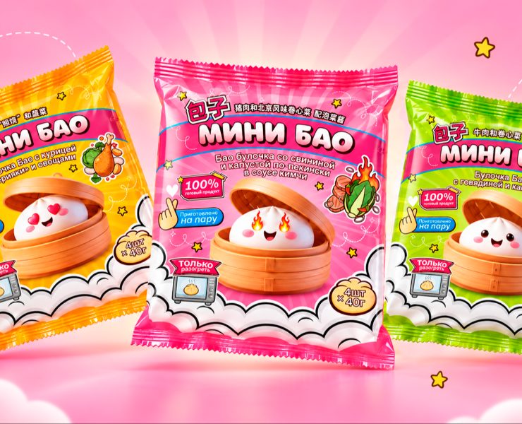 МИНИ БАО — дизайн линейки продуктов на Dprofile