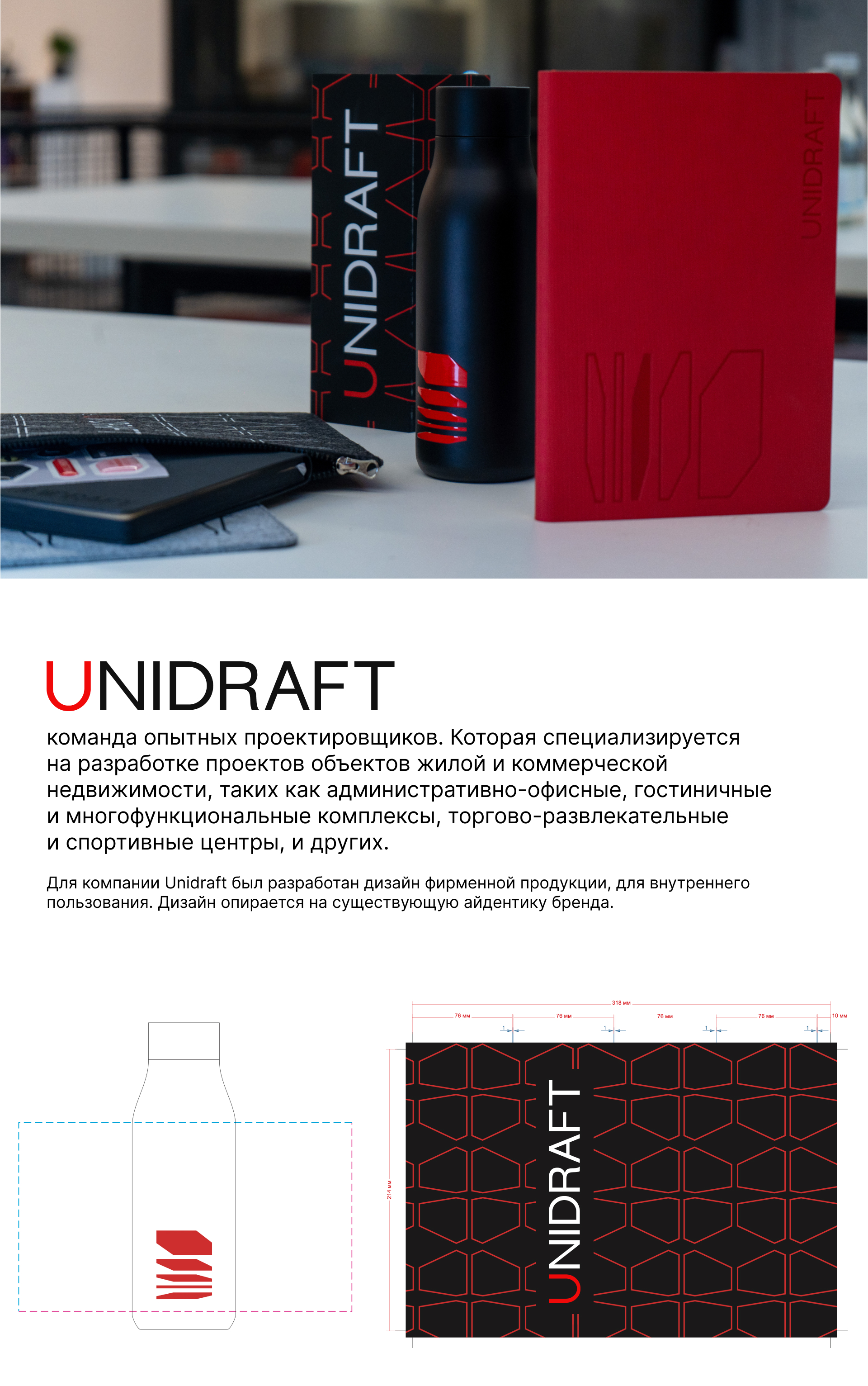 МЕРЧ • UNIDRAFT — Изображение №1 — Брендинг, Графика на Dprofile