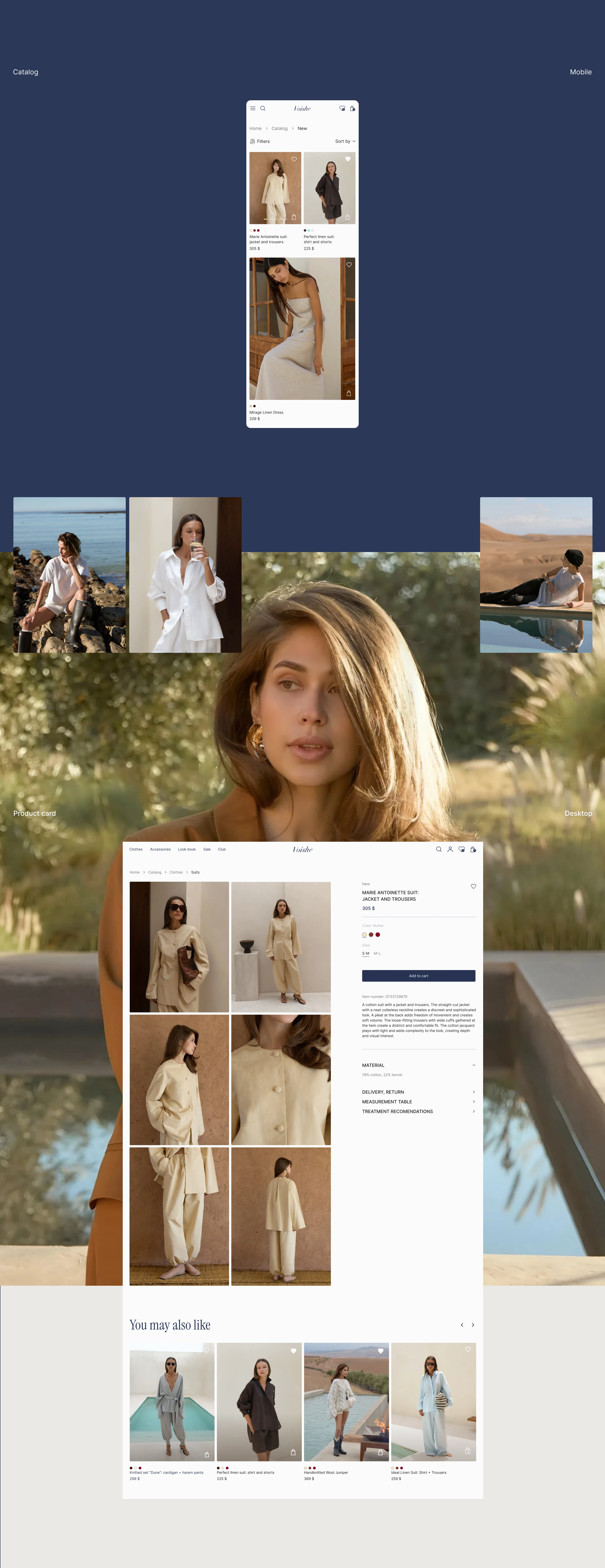 Voishe — UX/UI design, E-commerce website — Изображение №6 — Интерфейсы, Брендинг на Dprofile