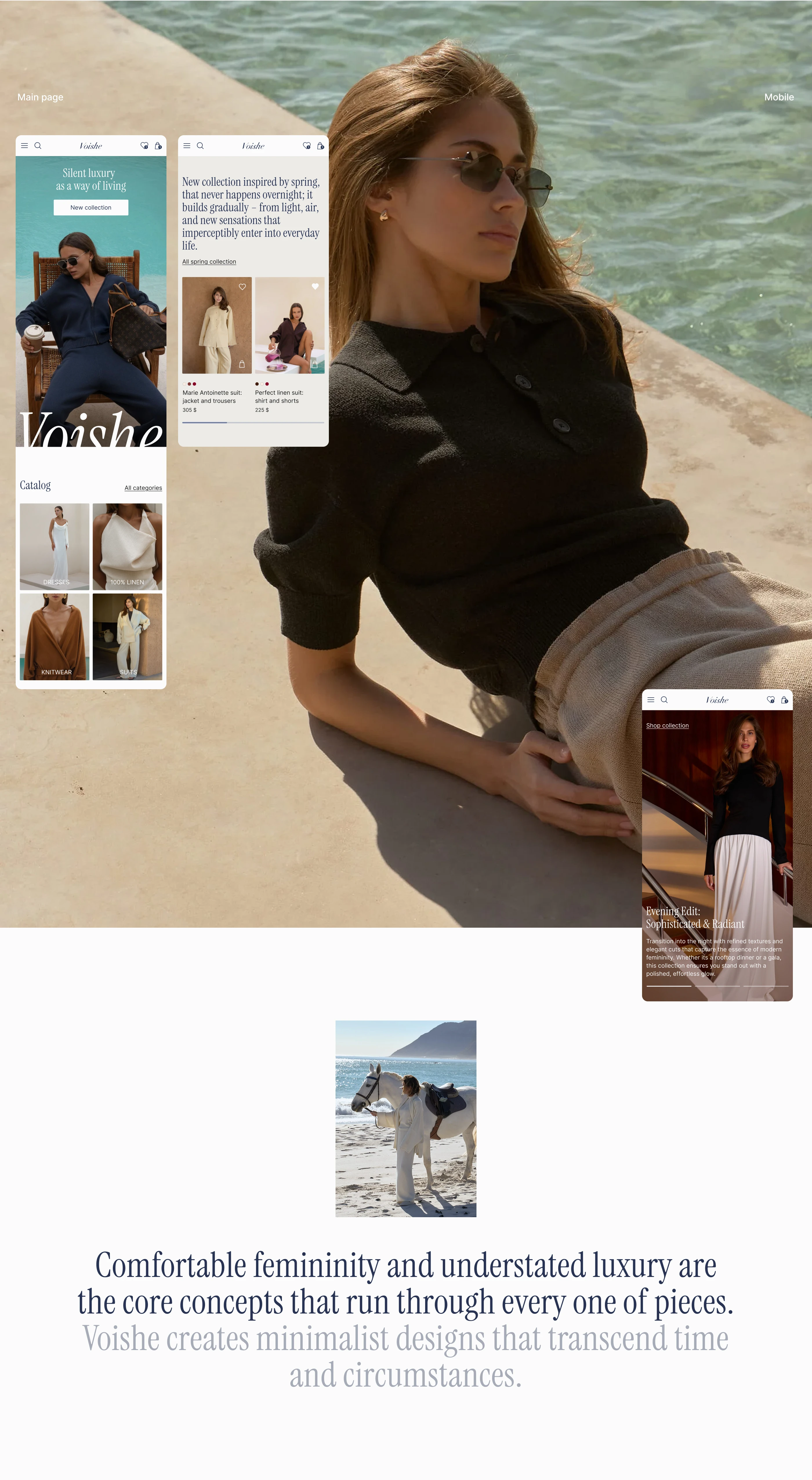 Voishe — UX/UI design, E-commerce website — Изображение №4 — Интерфейсы, Брендинг на Dprofile