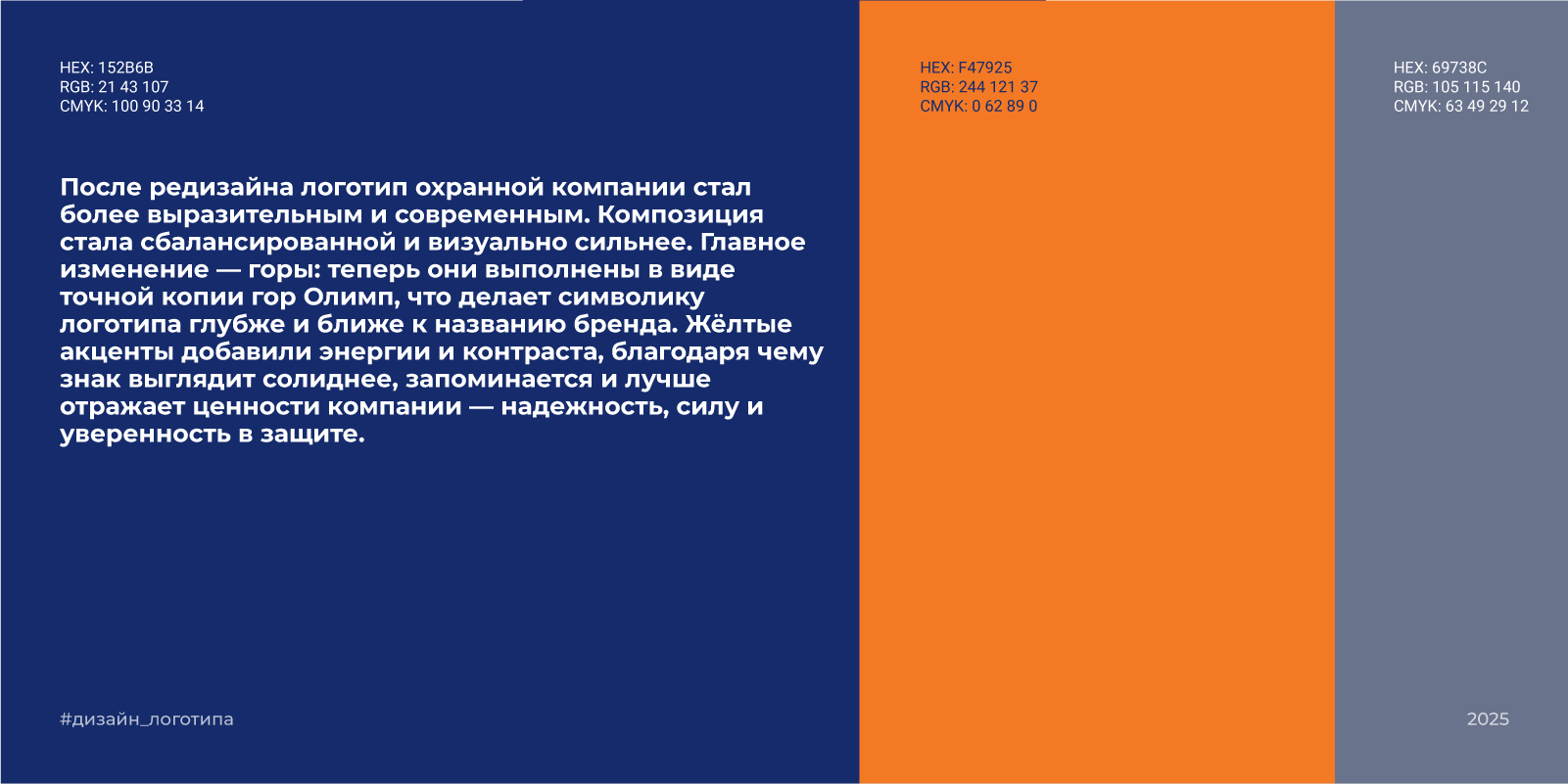 Редизайн логотипа для ЧОП ОЛИМП | 2025 — Изображение №5 — Брендинг на Dprofile