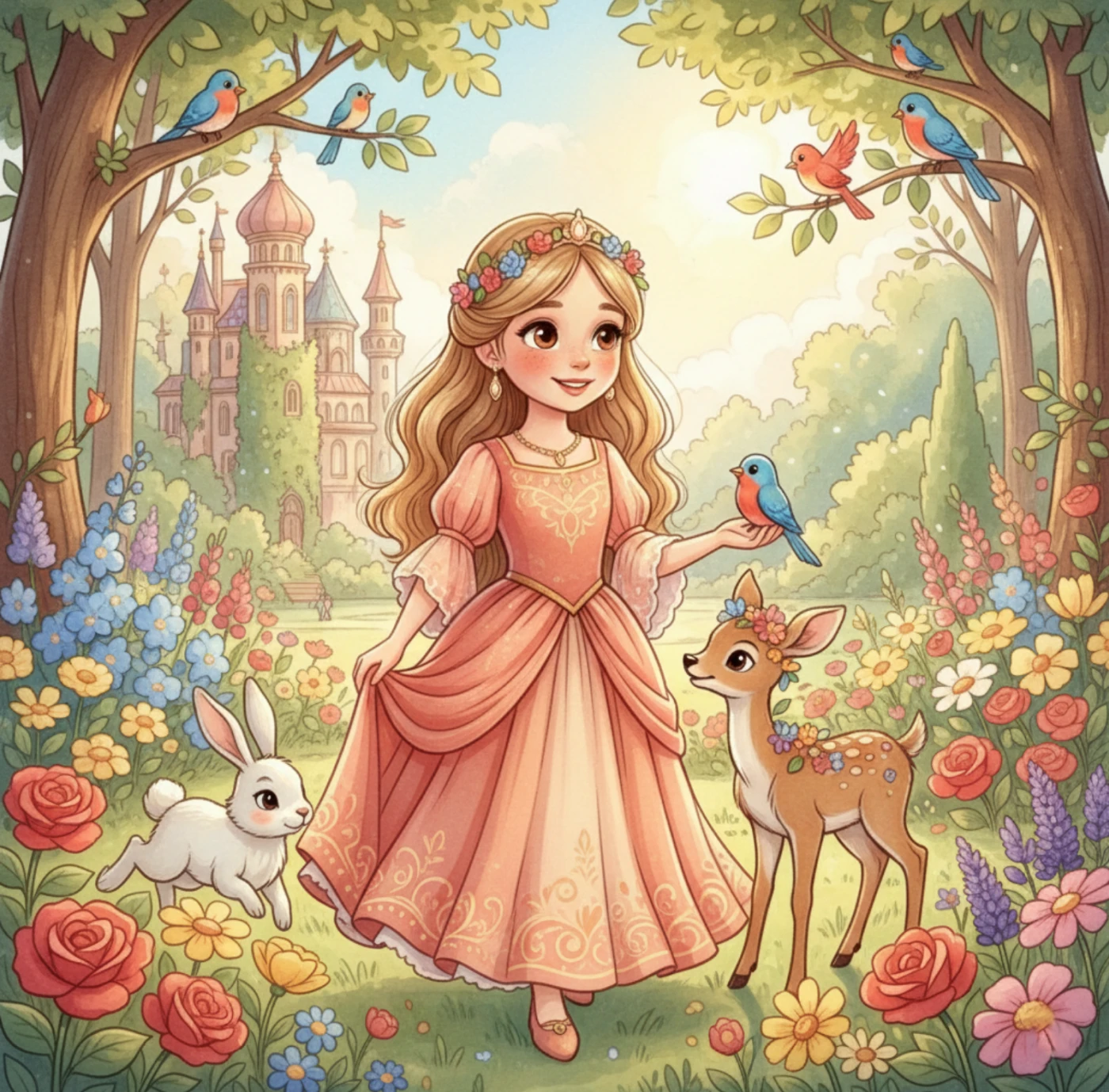 Сказка, созданная вместе с нейросетью — Изображение №2 — Иллюстрация, Графика на Dprofile