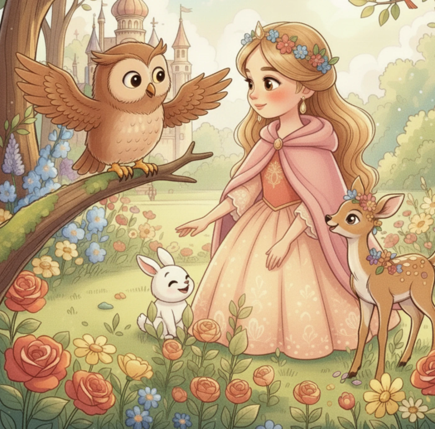 Сказка, созданная вместе с нейросетью — Изображение №6 — Иллюстрация, Графика на Dprofile