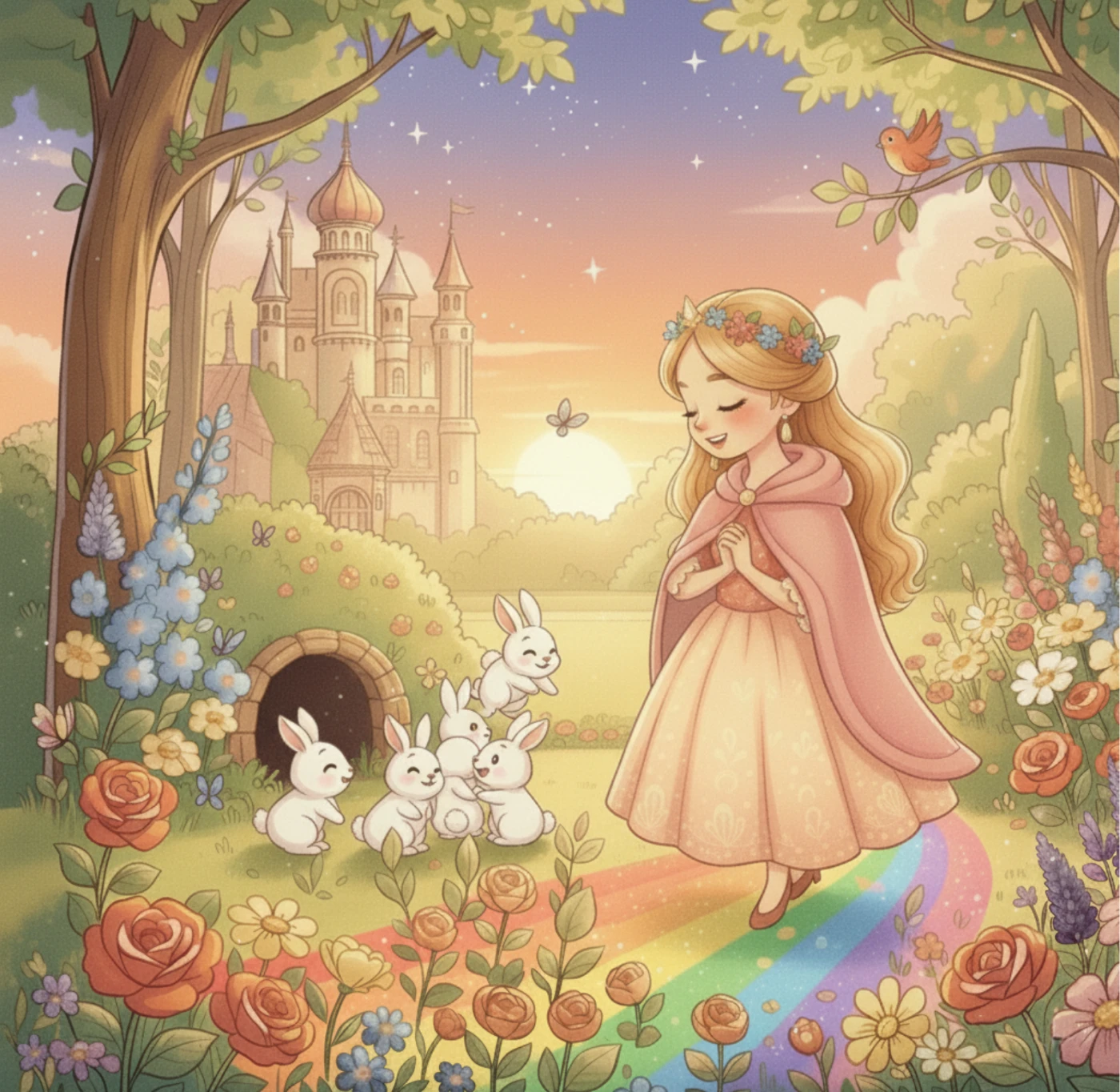 Сказка, созданная вместе с нейросетью — Изображение №10 — Иллюстрация, Графика на Dprofile