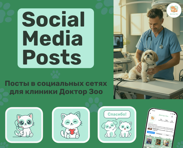 Посты в социальных сетях - тексты и дизайн — Графика, Маркетинг на Dprofile