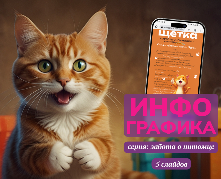 Инфографика, карточка для маркетплейсов на Dprofile