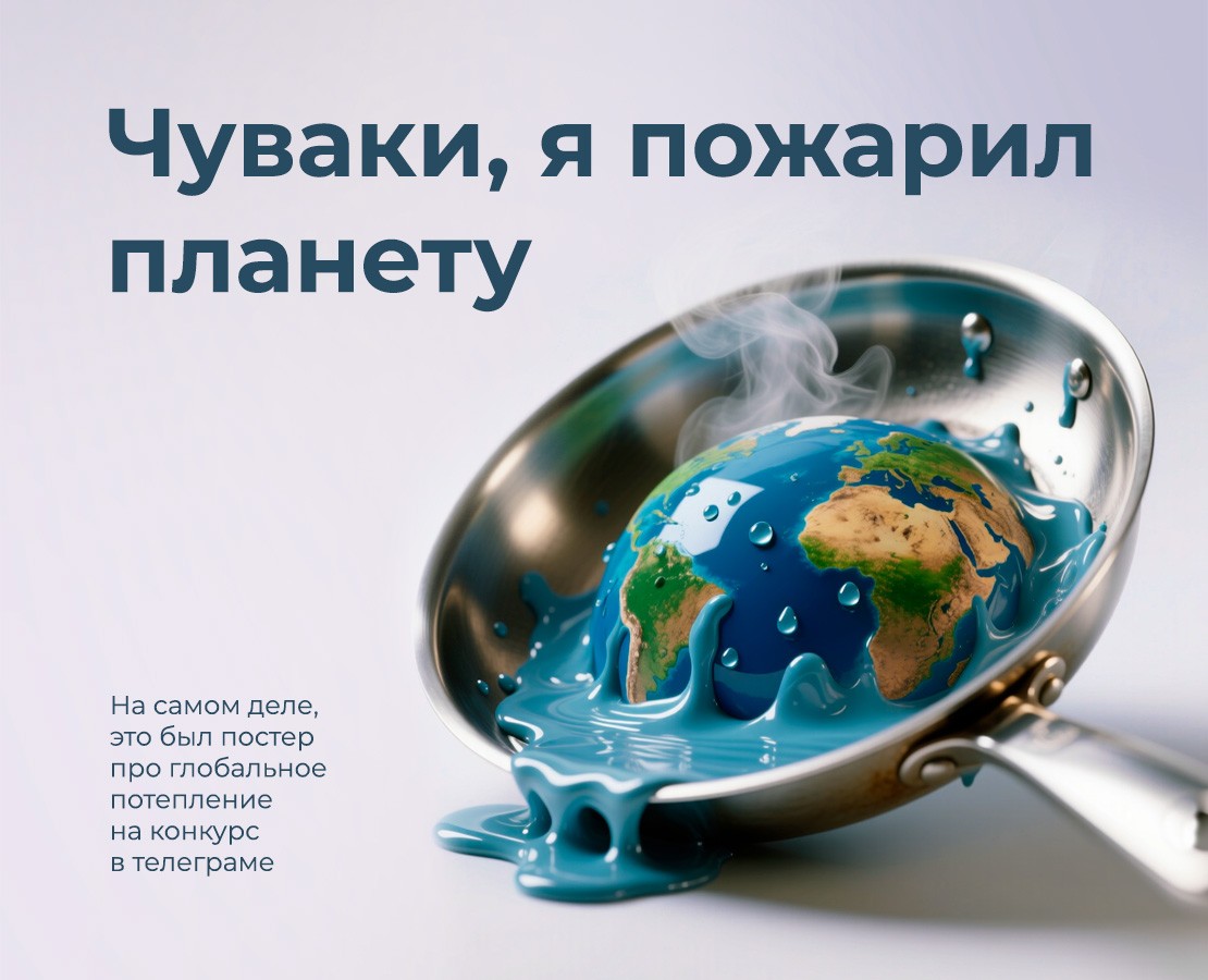 Постер "Глобальное потепление" — Графика на Dprofile