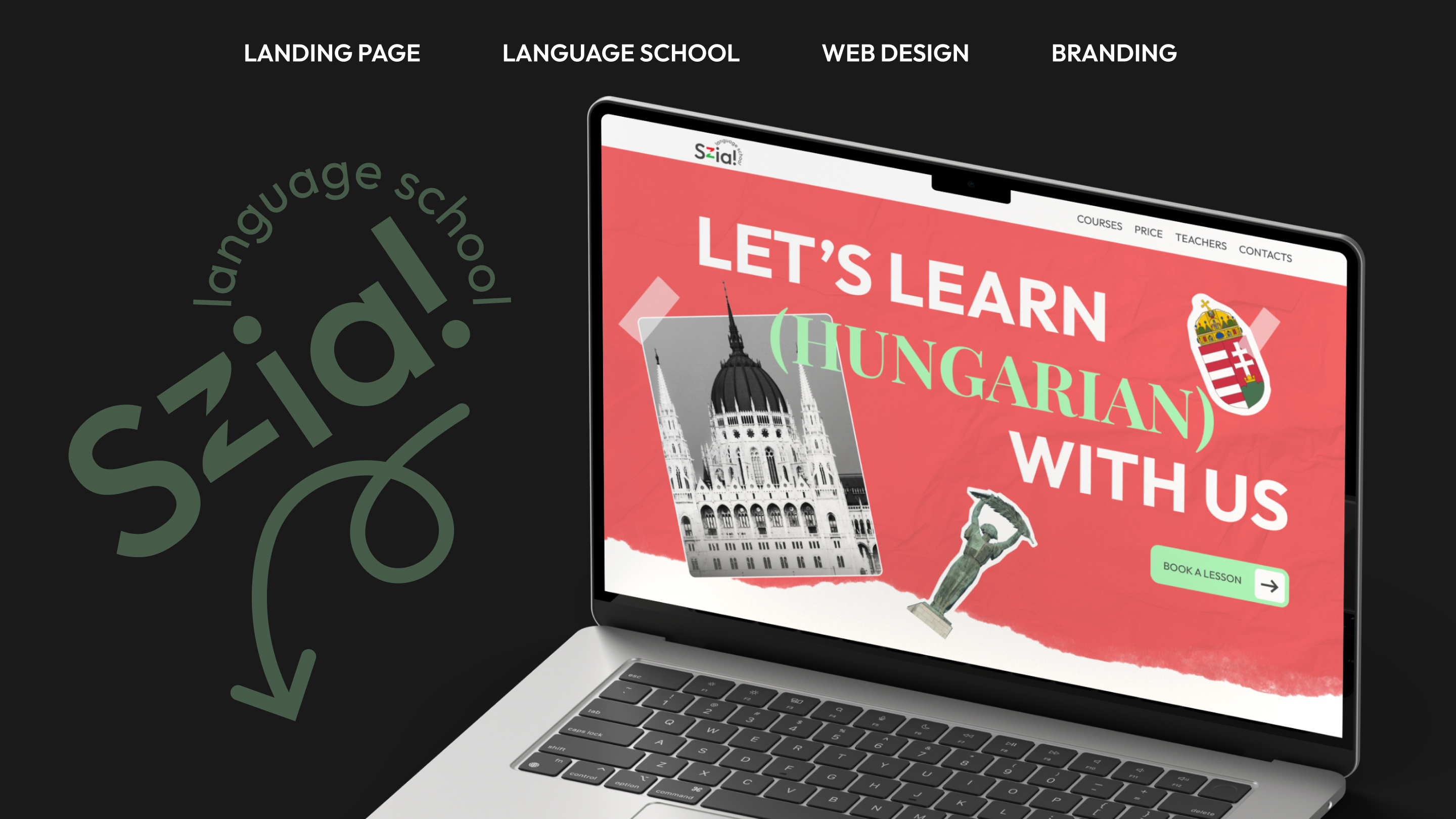 Лендинг для языковой школы — Изображение №1 — Интерфейсы, Брендинг на Dprofile