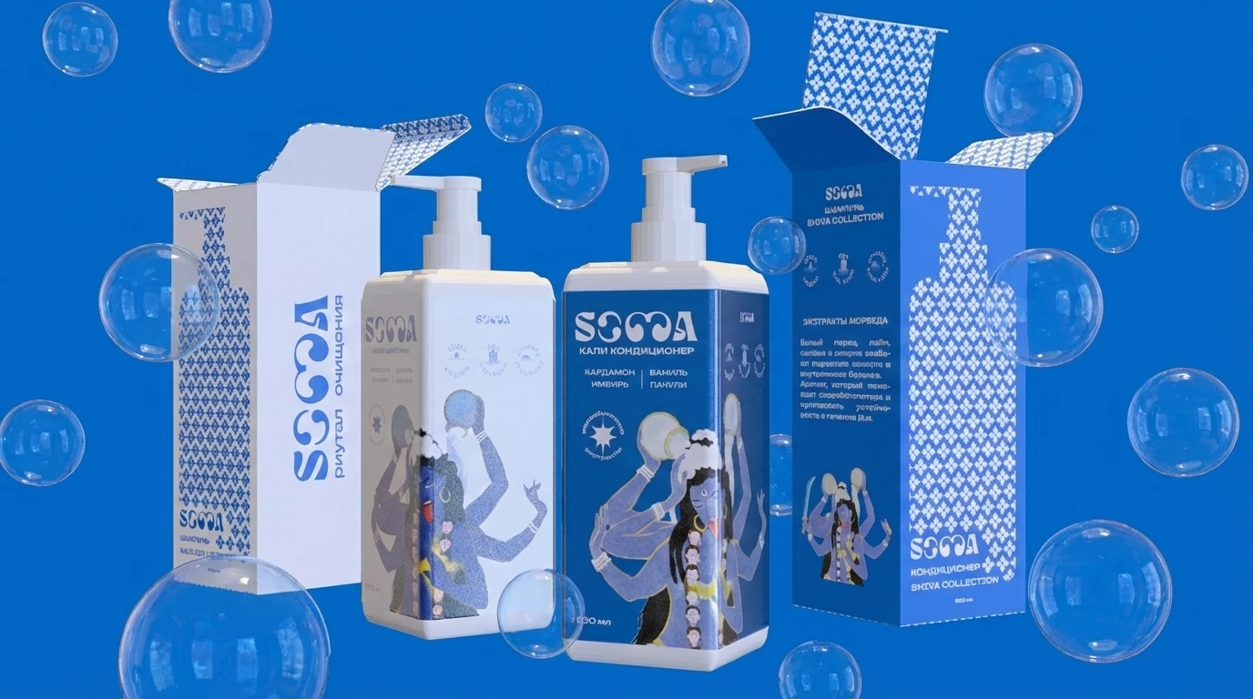 SHAMPOO BRANDING || PACKAGE DESIGN — Изображение №22 — Брендинг на Dprofile