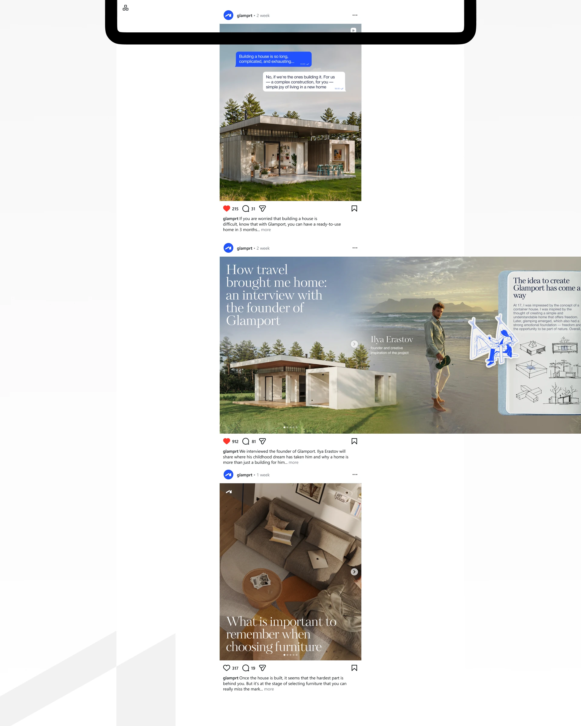 Glamport | Брендинг и Веб-дизайн — Изображение №12 — Интерфейсы, Брендинг на Dprofile