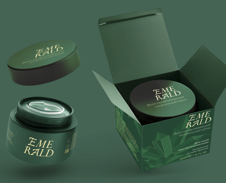 Лечебная косметика "EMERALD" — Брендинг на Dprofile