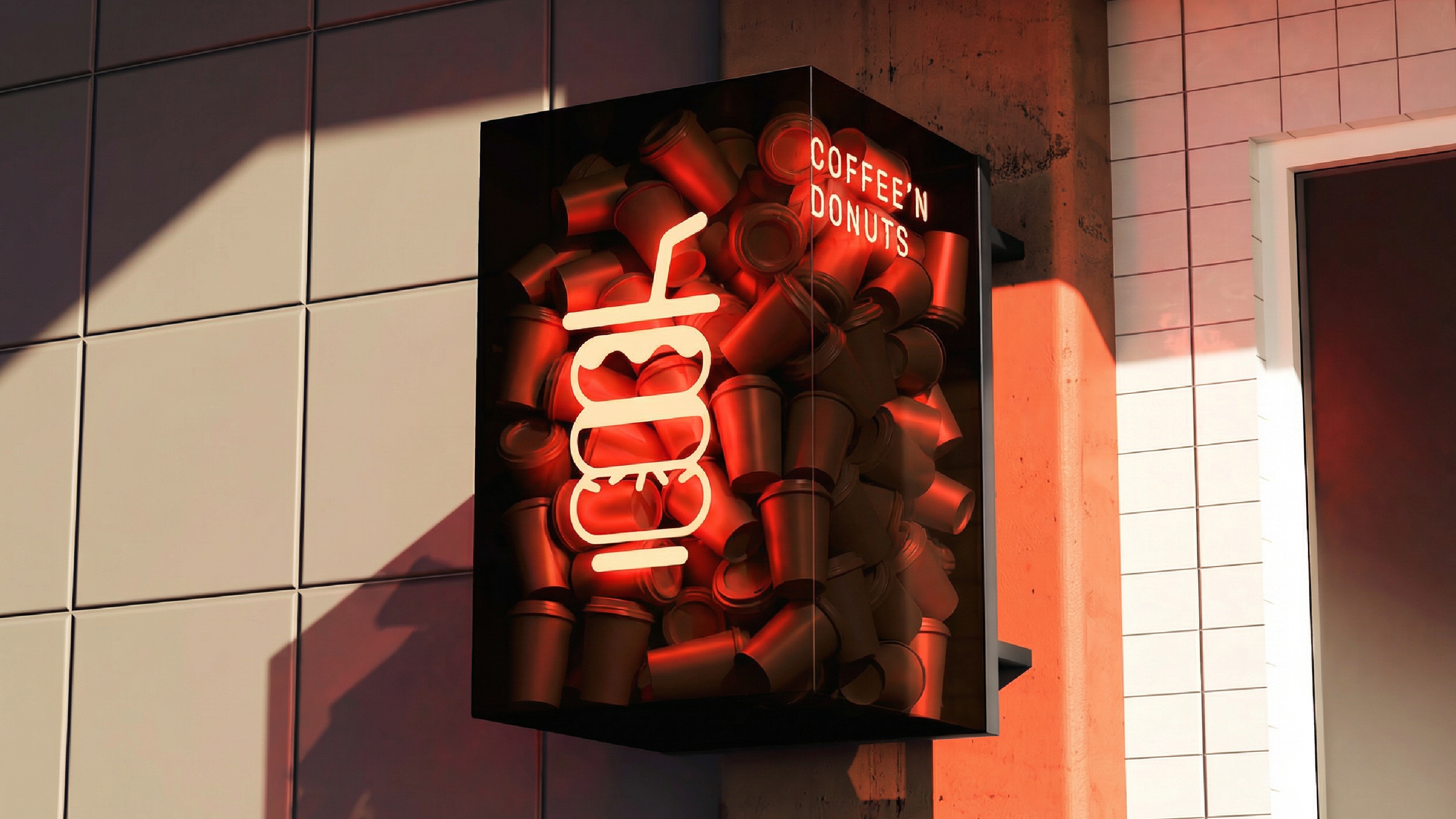 COFFEE'N DONUTS BRAND IDENTITY YUMADIL CAFE / КОФЕ И ПОНЧИКИ — Изображение №13 — Брендинг на Dprofile