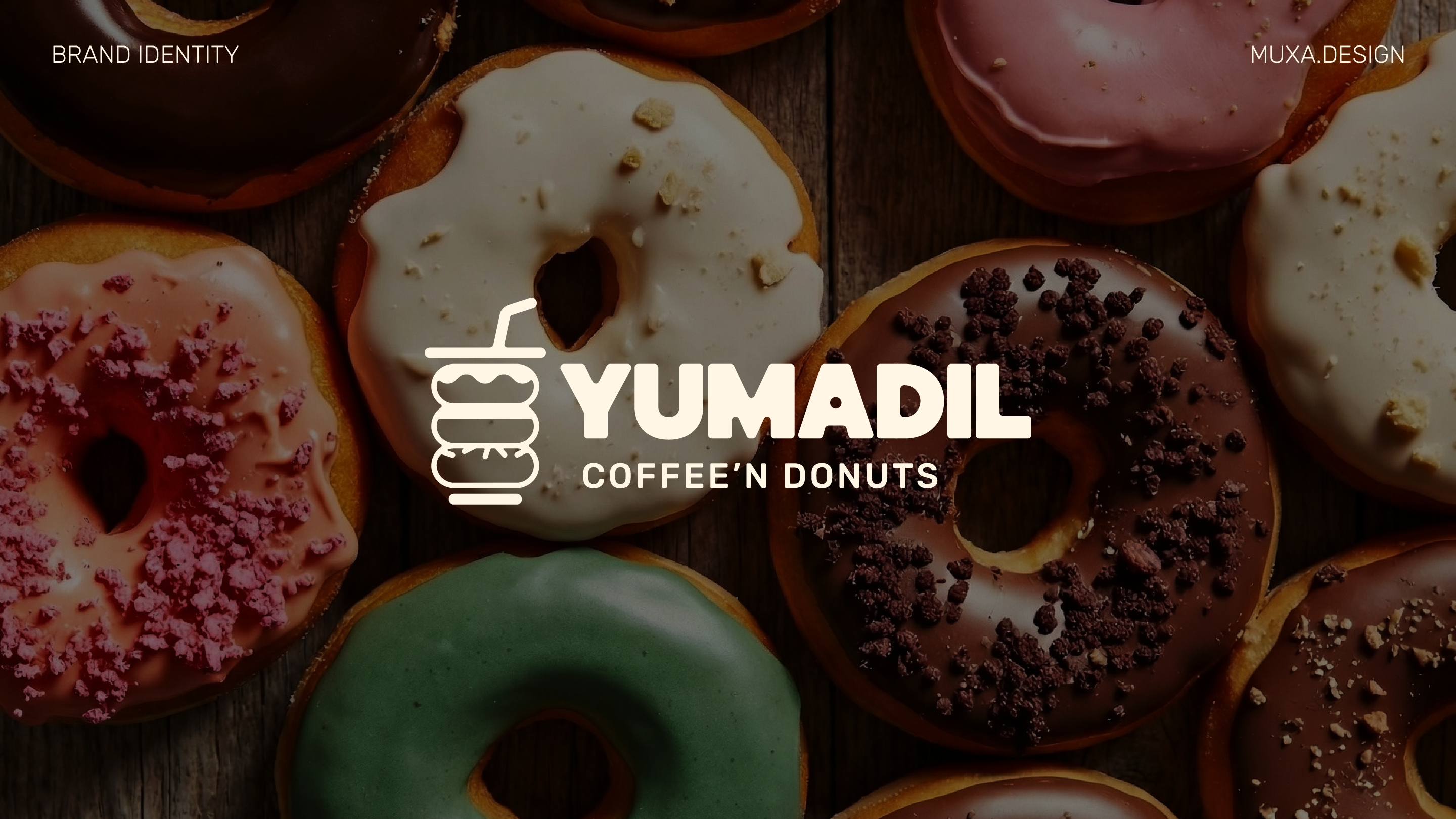COFFEE'N DONUTS BRAND IDENTITY YUMADIL CAFE / КОФЕ И ПОНЧИКИ — Изображение №1 — Брендинг на Dprofile
