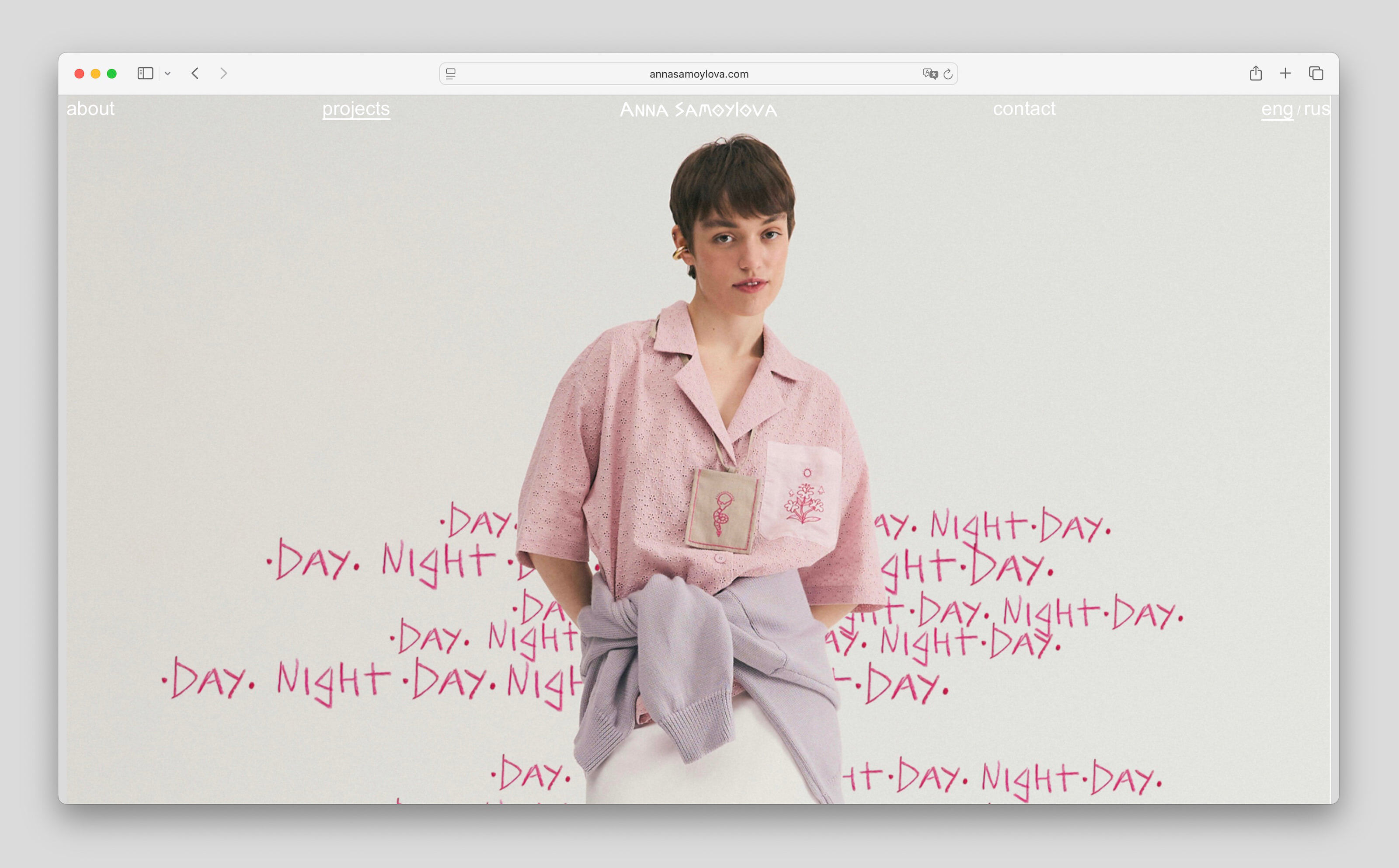 Сайт для художницы Анны Самойловой — Изображение №8 — Интерфейсы на Dprofile