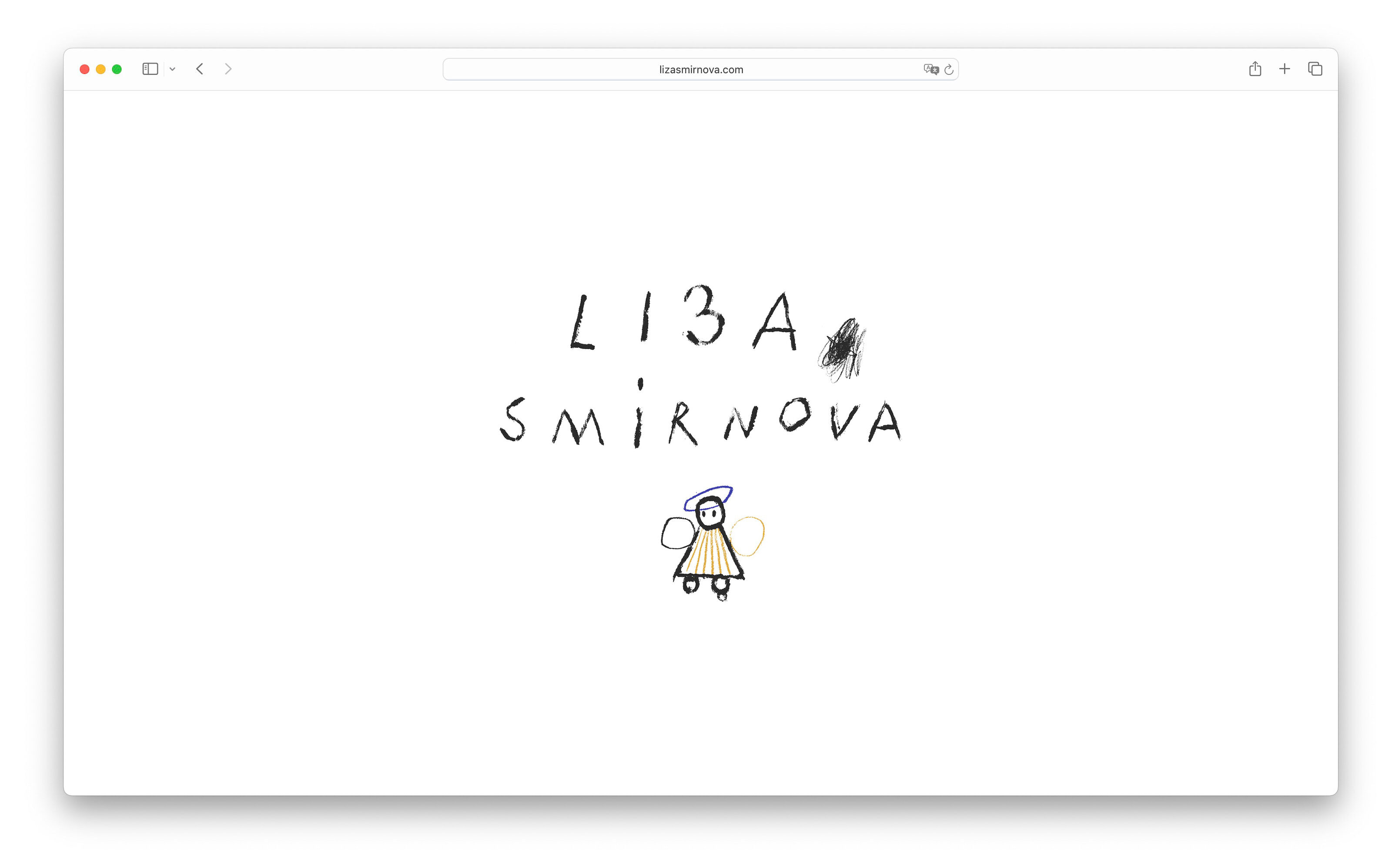 Сайт для художницы Лизы Смирновой — Изображение №1 — Интерфейсы на Dprofile