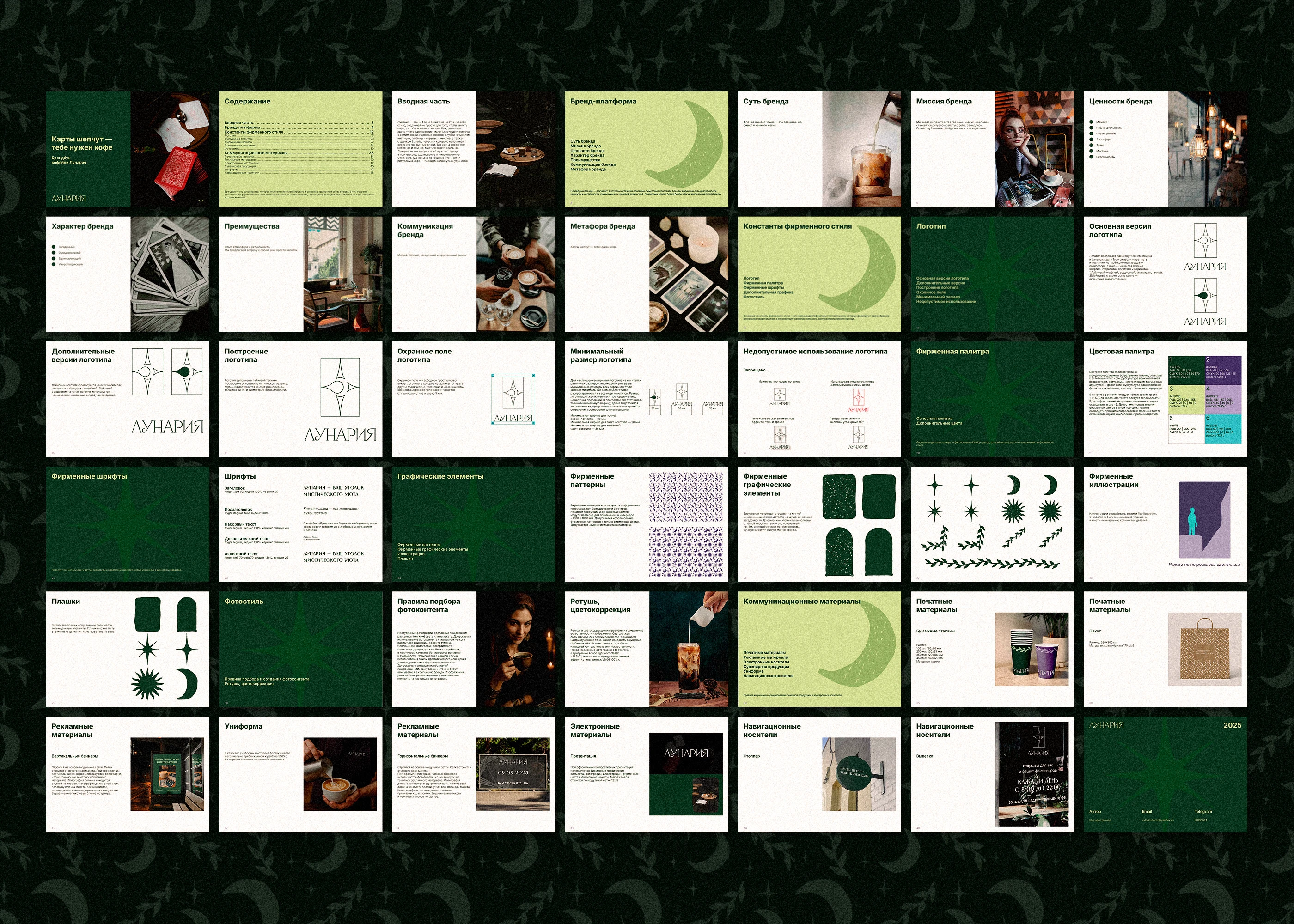ЛУНАРИЯ | брендинг — Изображение №16 — Брендинг, Графика на Dprofile