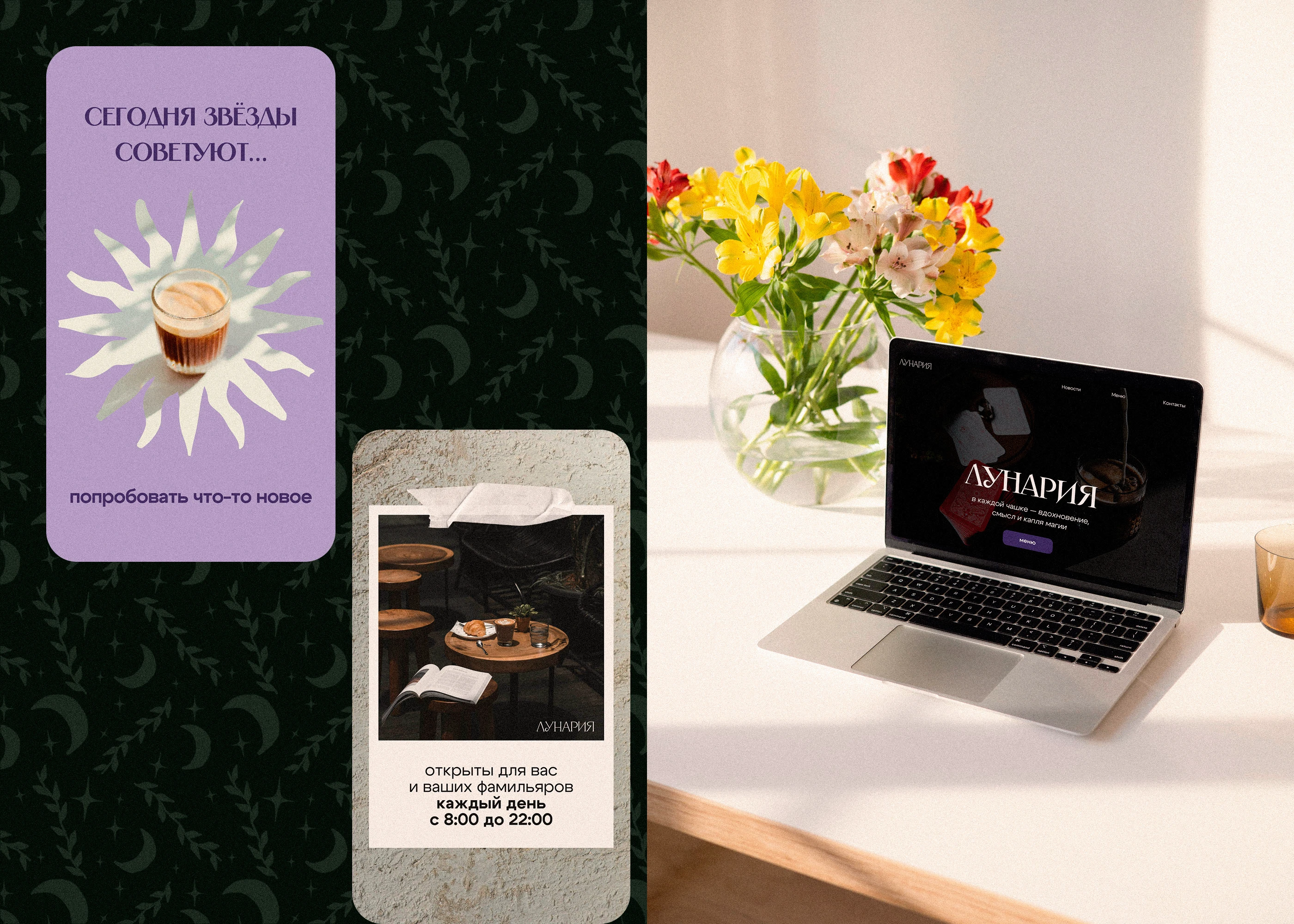 ЛУНАРИЯ | брендинг — Изображение №14 — Брендинг, Графика на Dprofile