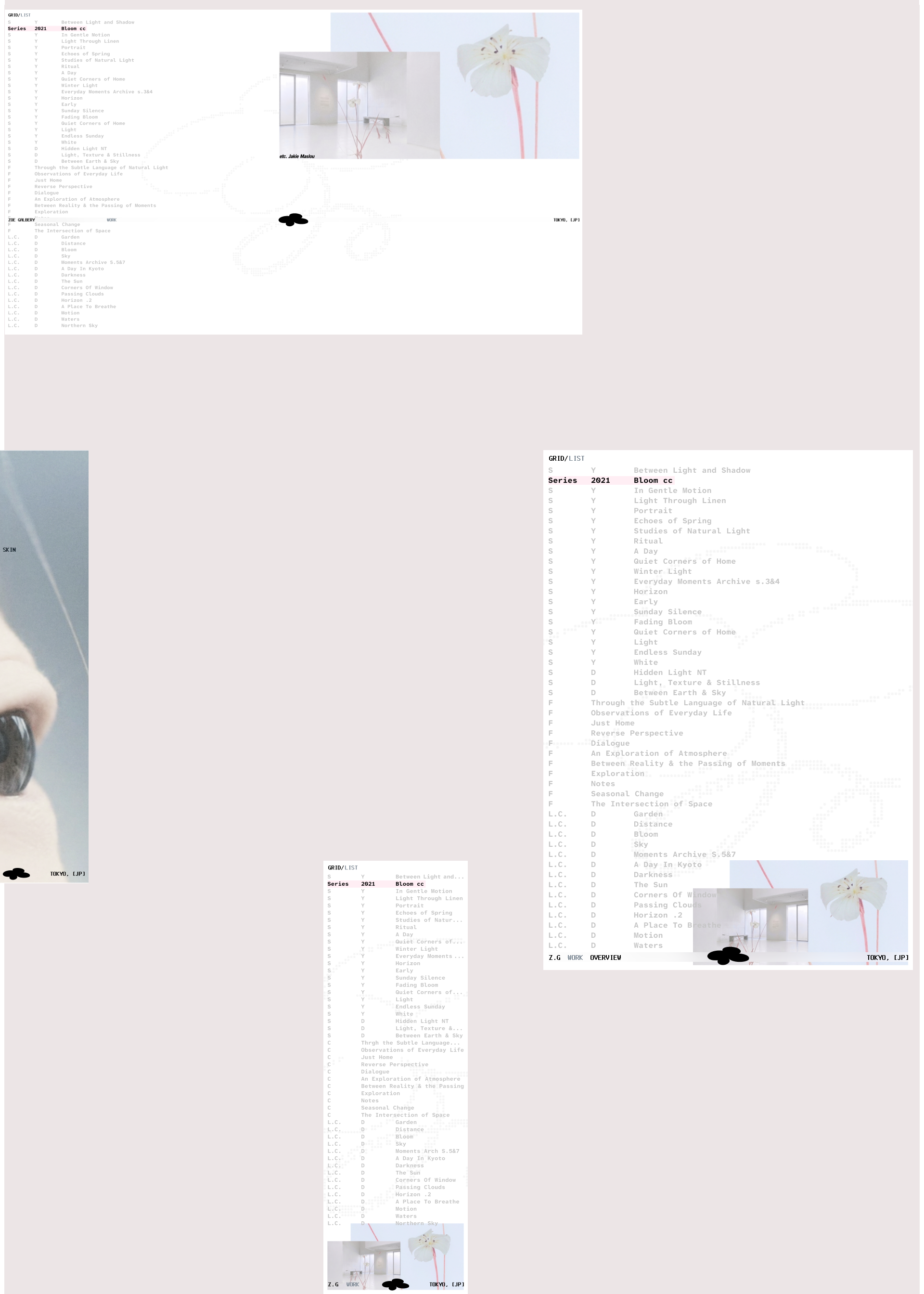 web design concept for photographer — Изображение №6 — Интерфейсы, Нейро на Dprofile