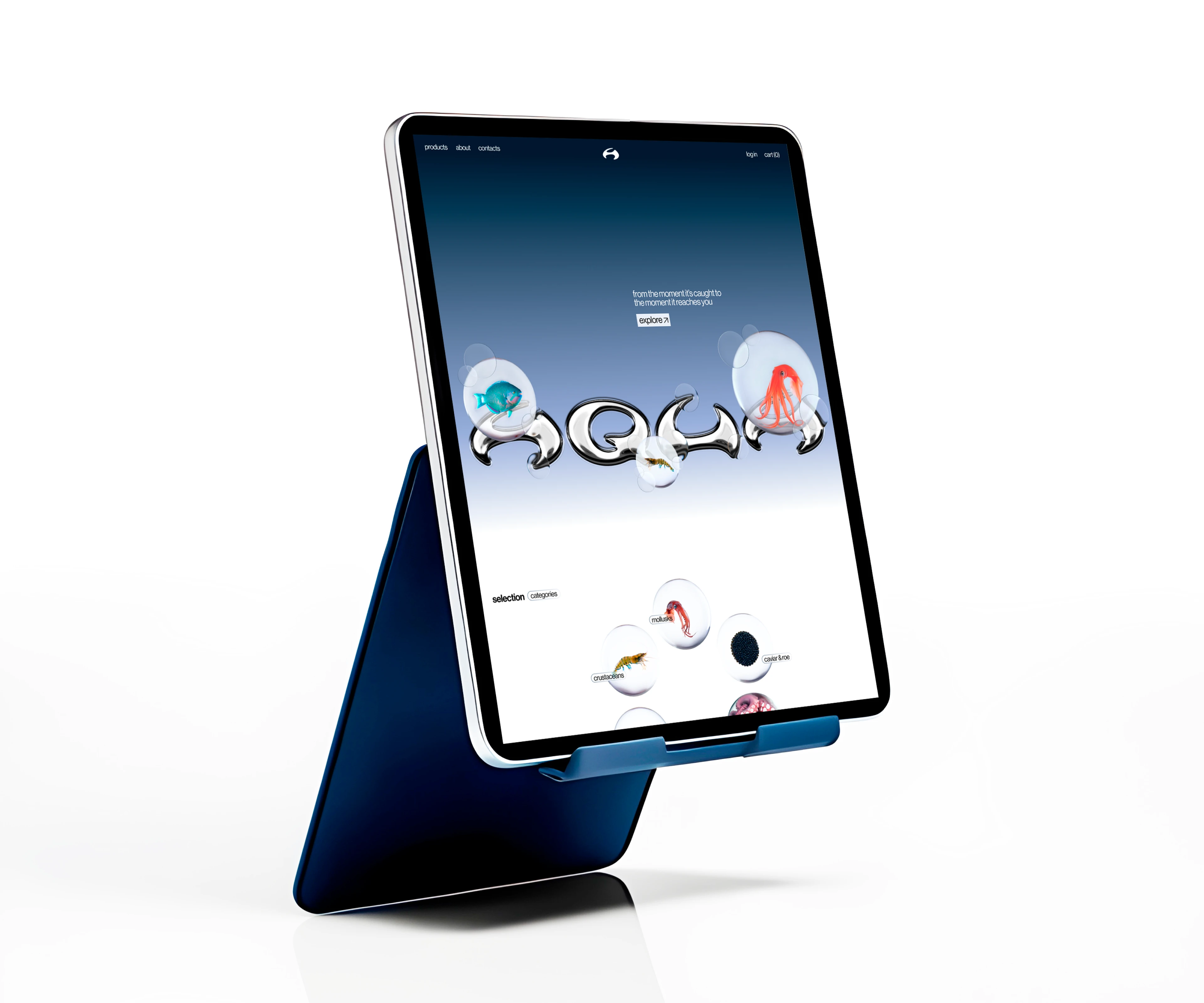 aqua - eCommerce - UX/UI — Изображение №4 — Интерфейсы, Брендинг на Dprofile