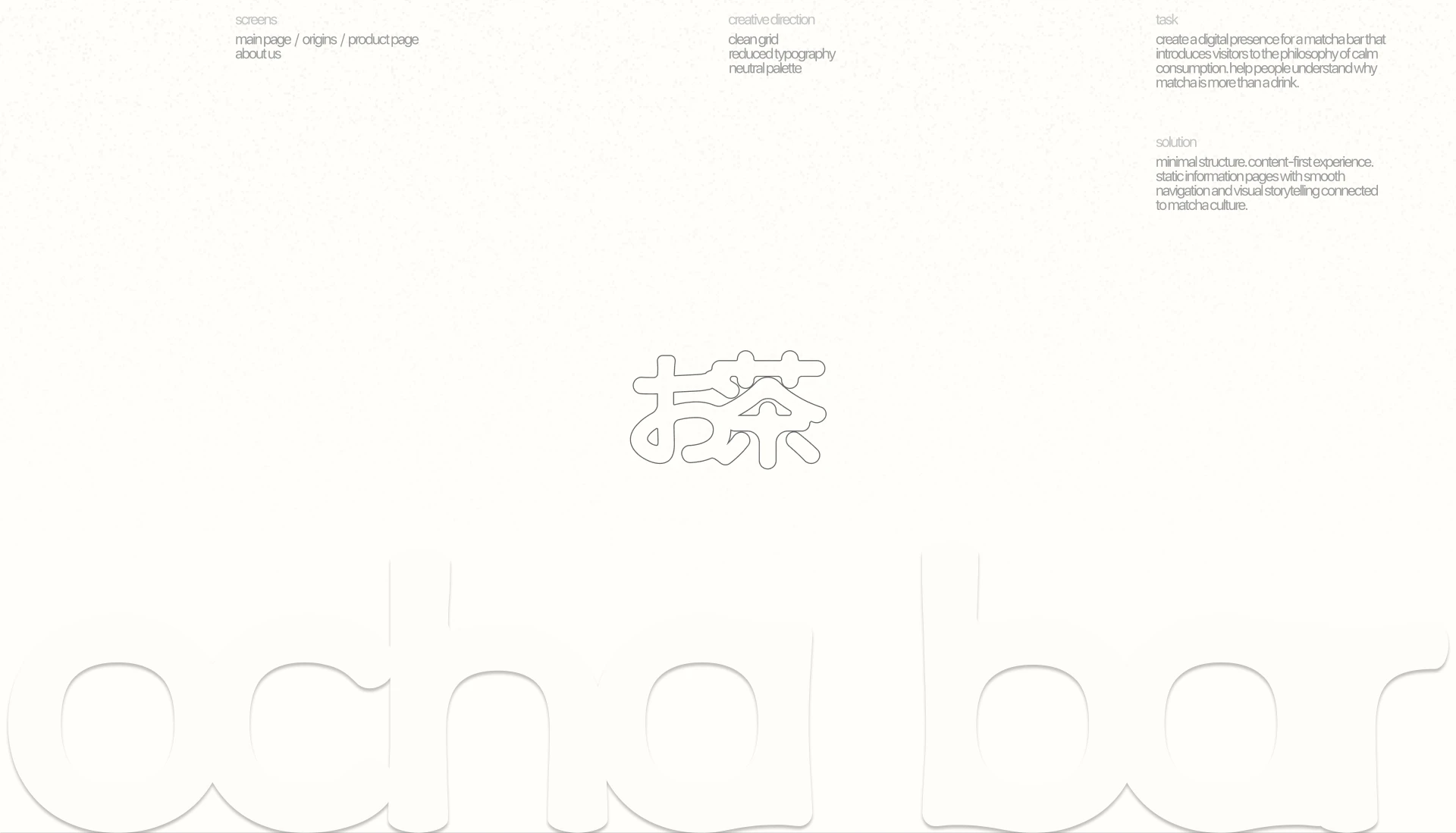 ocha bar - web design — Изображение №2 — Интерфейсы на Dprofile