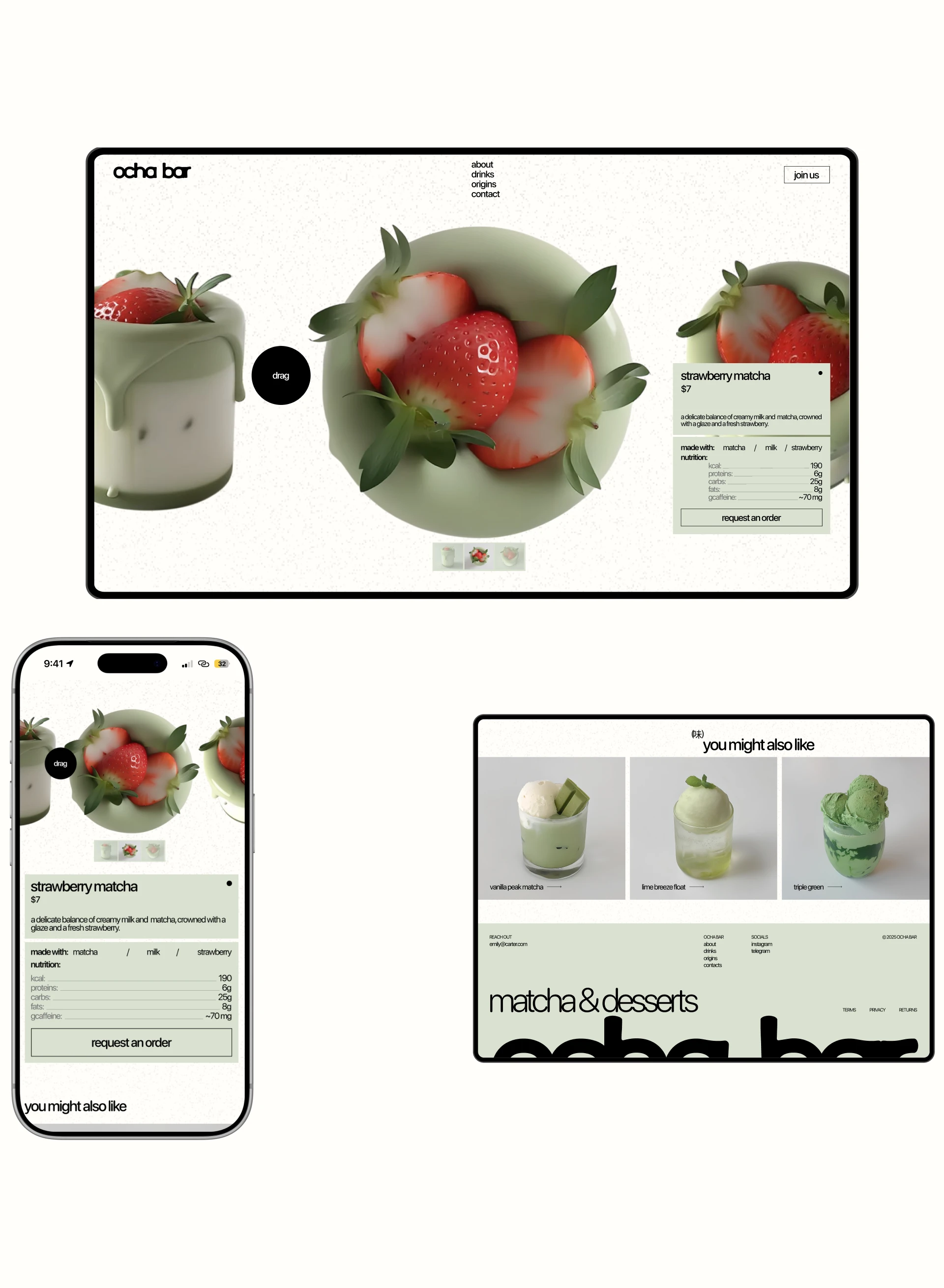 ocha bar - web design — Изображение №10 — Интерфейсы на Dprofile