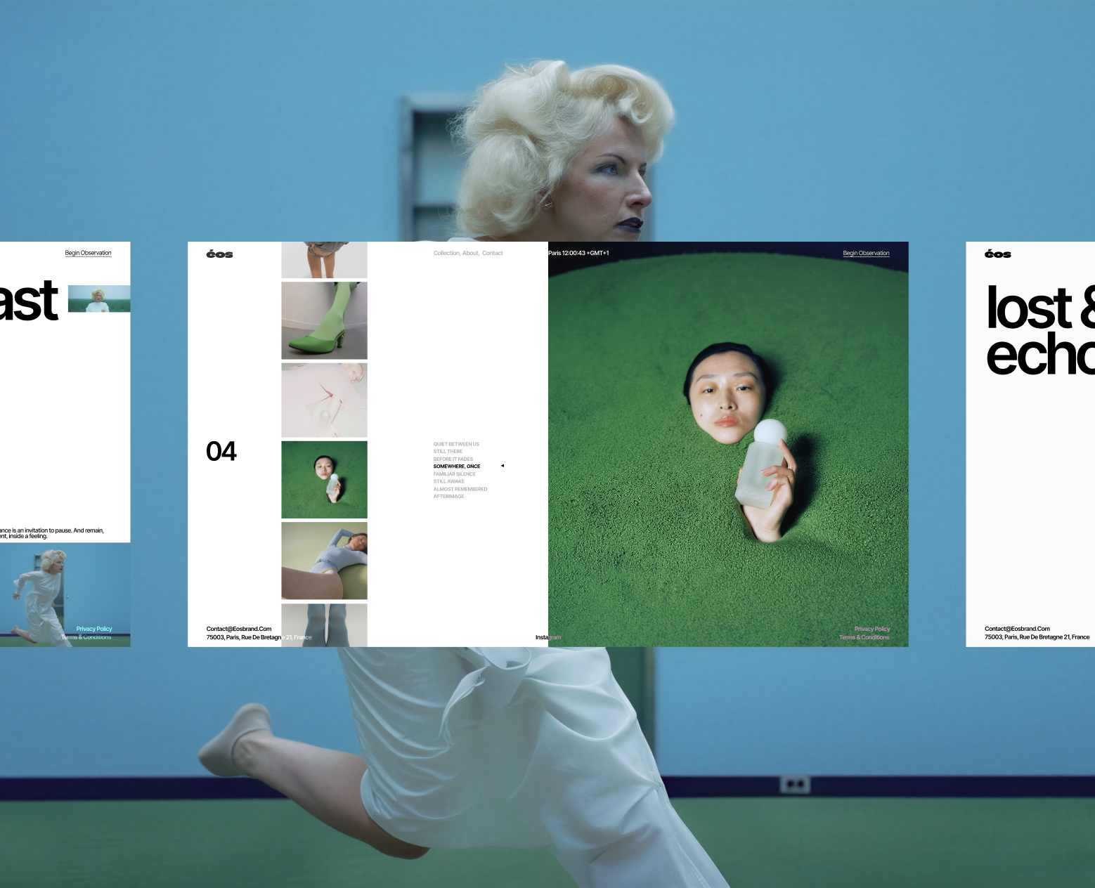 éos - web design — Интерфейсы, Брендинг на Dprofile