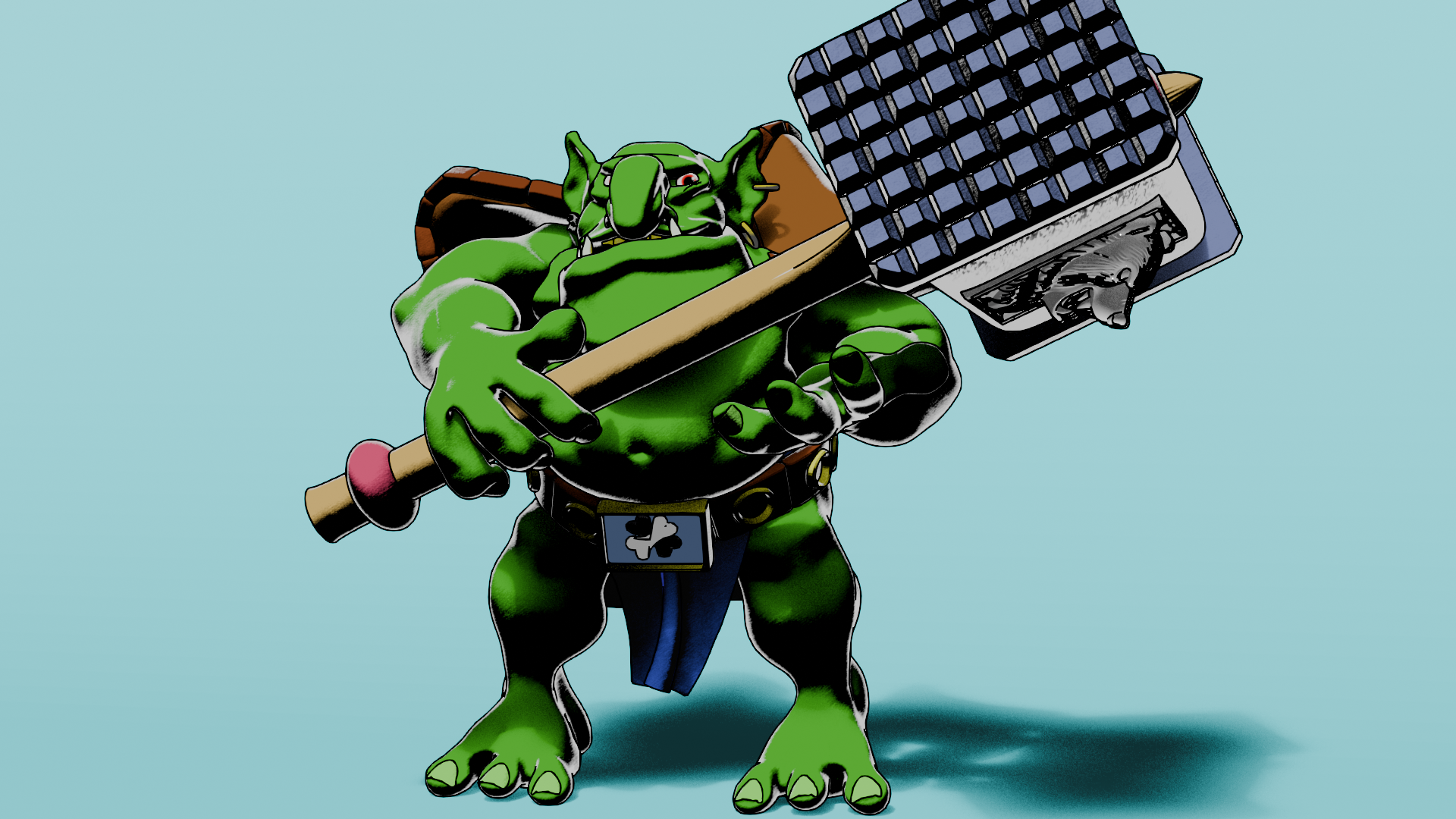 Персонажи. Blender 3D. Анимации. — Изображение №1 — Иллюстрация, Анимация на Dprofile