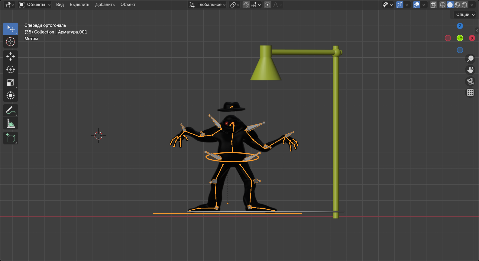 Персонажи. Blender 3D. Анимации. — Изображение №10 — Иллюстрация, Анимация на Dprofile