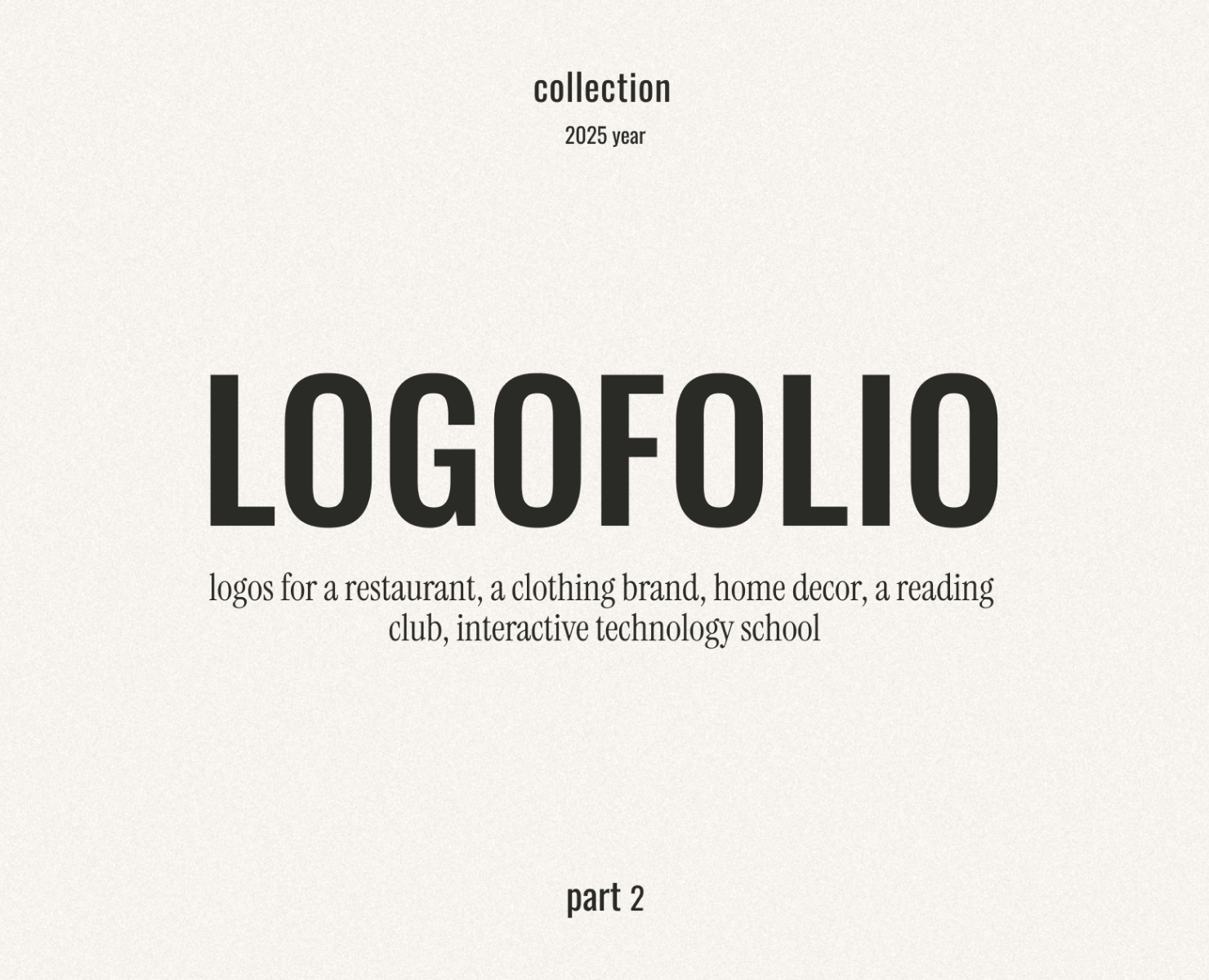 Логофолио 2025 / Коллекция логотипов — Брендинг на Dprofile