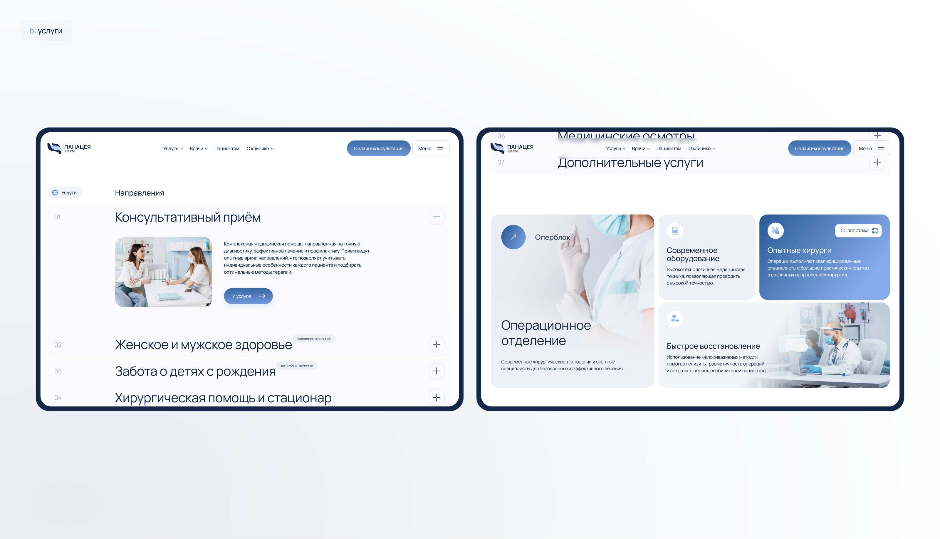 Панацея | Web & UX/UI Design — Изображение №8 — Интерфейсы, Брендинг на Dprofile