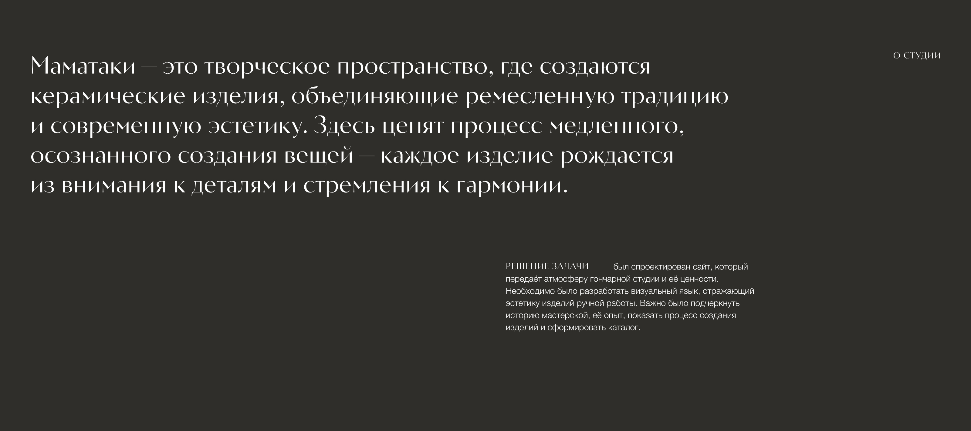 Маматаки | Web & UX/UI Design — Изображение №3 — Интерфейсы, Брендинг на Dprofile