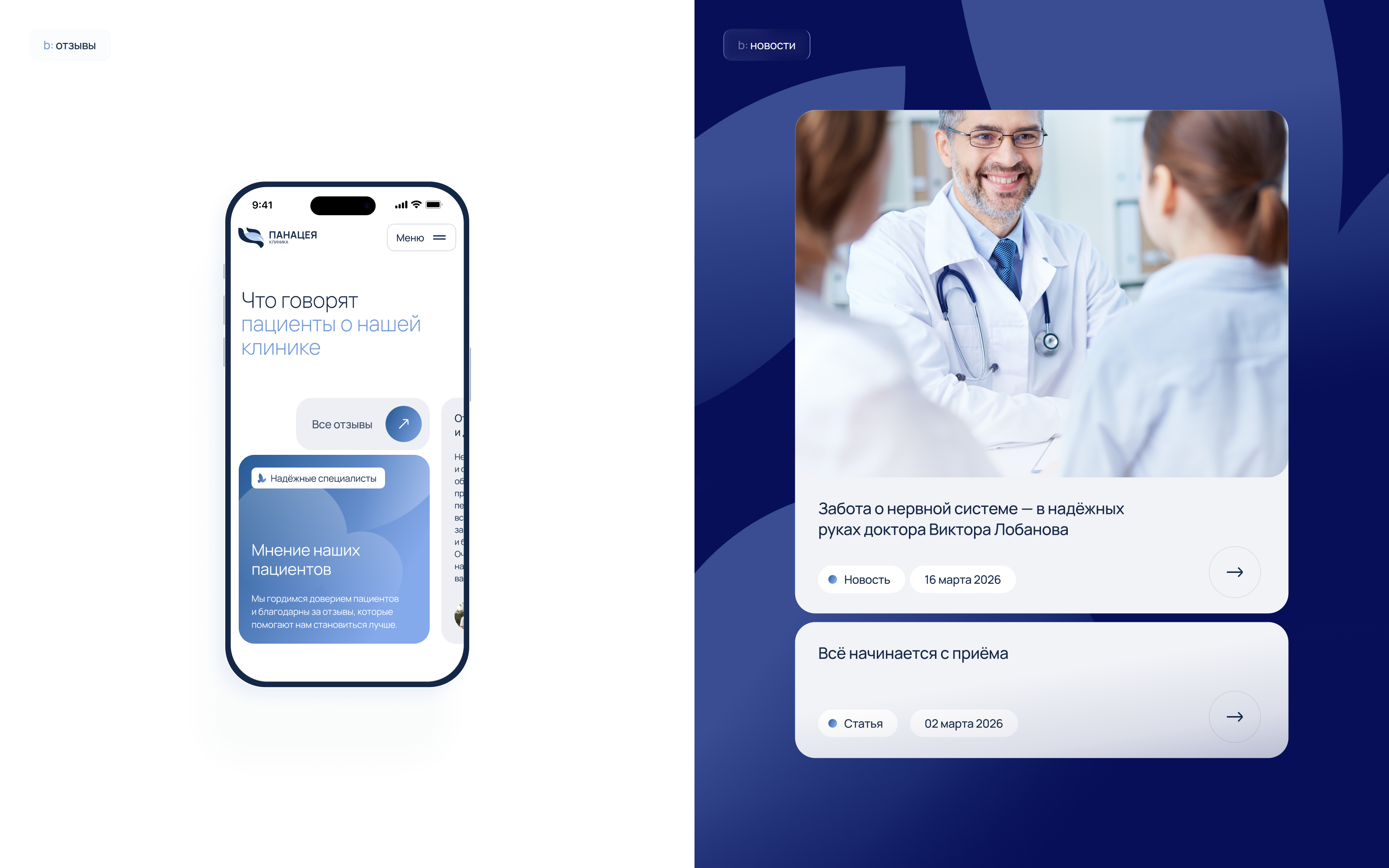Панацея | Web & UX/UI Design — Изображение №6 — Интерфейсы, Брендинг на Dprofile