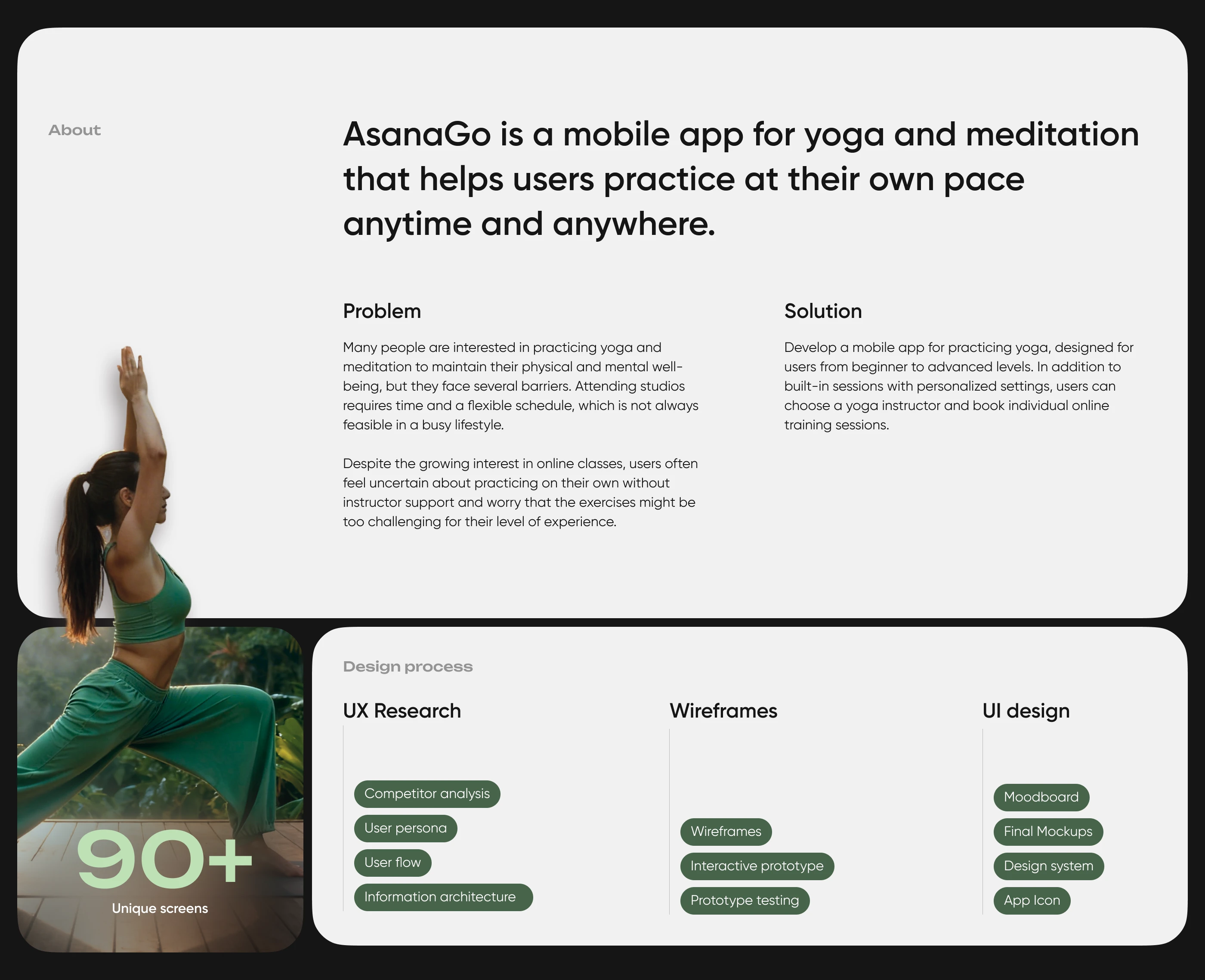 AsanaGo: Yoga & Meditation Mobile App — Изображение №2 — Интерфейсы на Dprofile