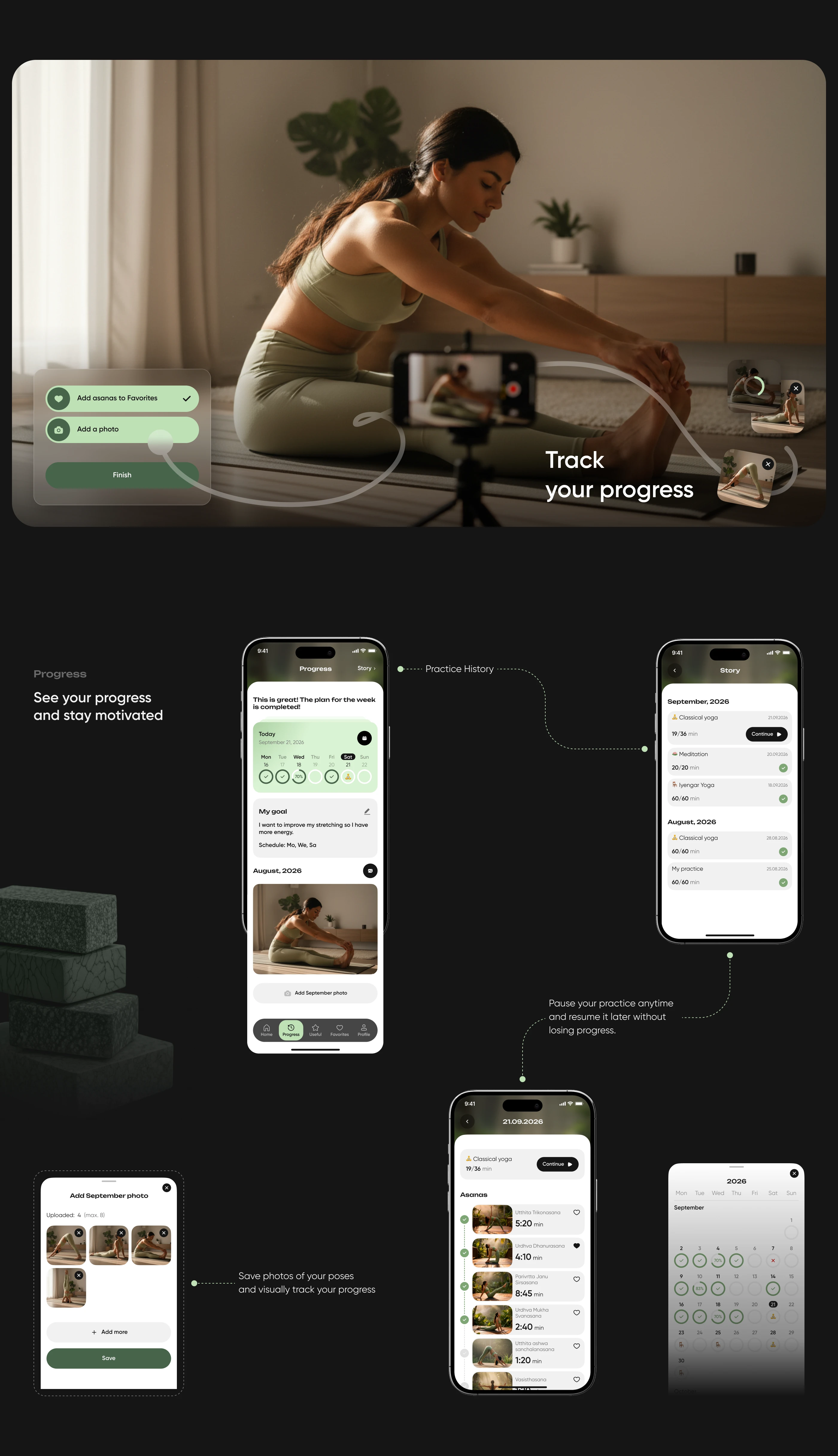 AsanaGo: Yoga & Meditation Mobile App — Изображение №6 — Интерфейсы на Dprofile
