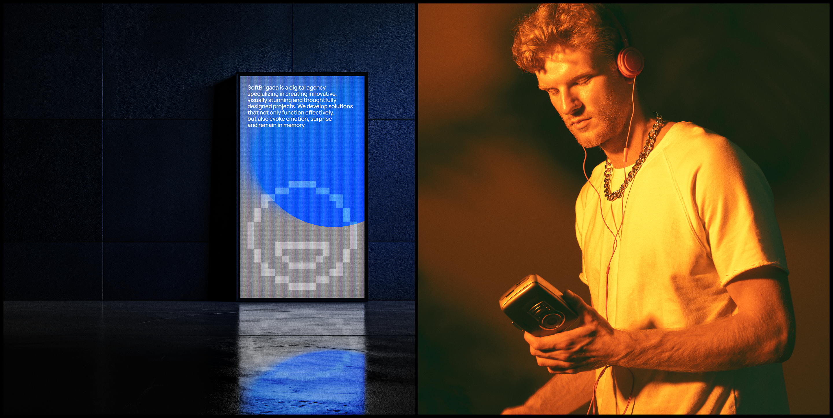 SoftBrigada©. Landing page — Изображение №8 — Интерфейсы, Брендинг на Dprofile