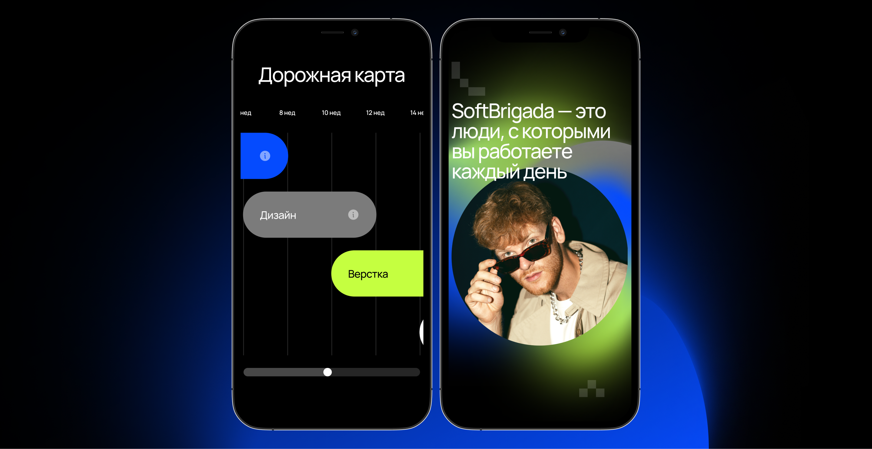 SoftBrigada©. Landing page — Изображение №12 — Интерфейсы, Брендинг на Dprofile