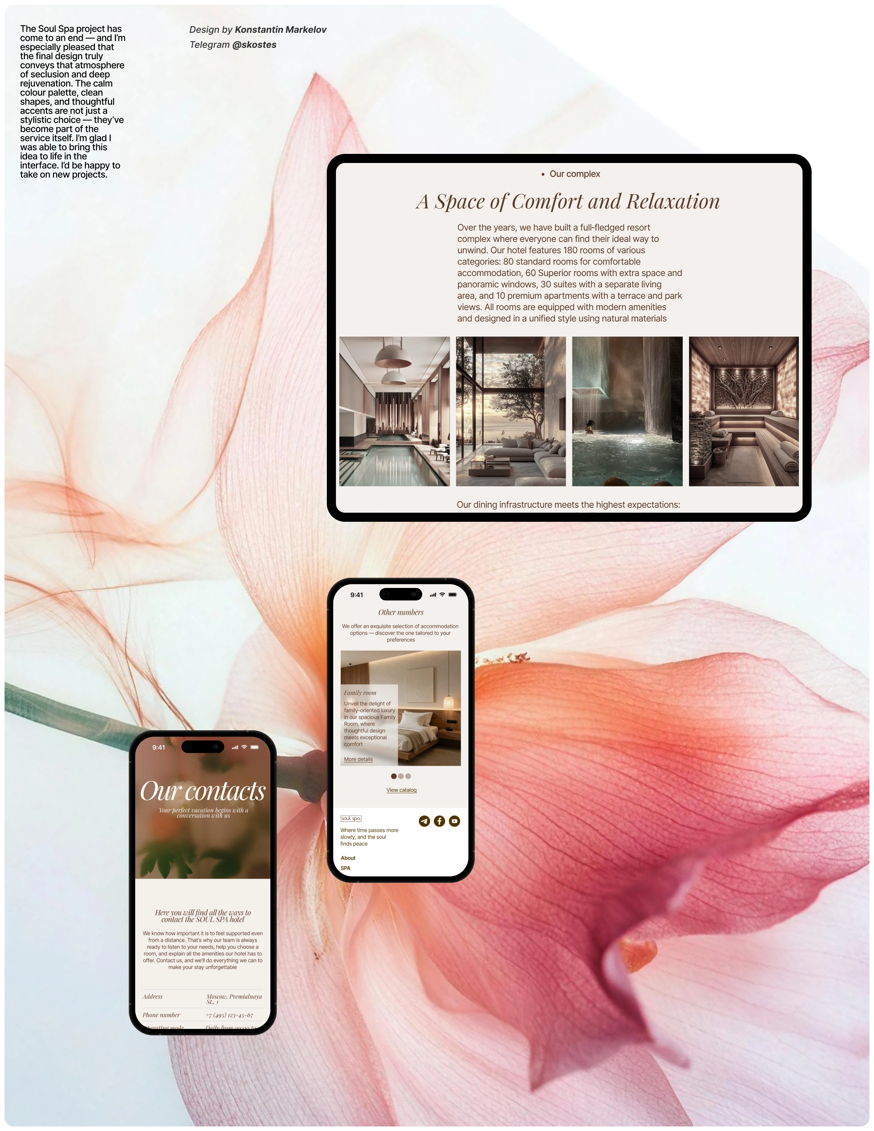 Premium hotel Soul SPA — Изображение №11 — Интерфейсы на Dprofile