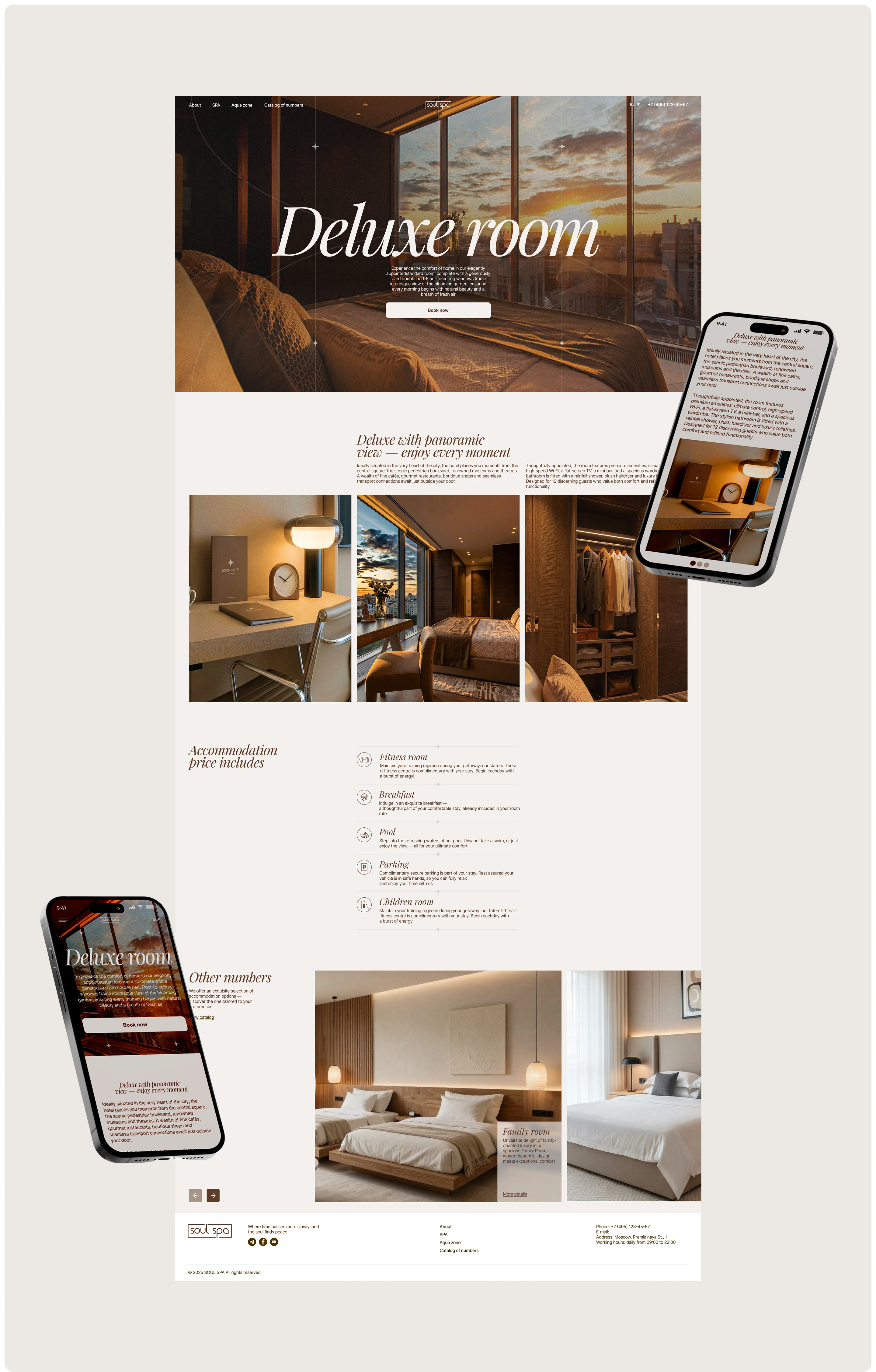 Premium hotel Soul SPA — Изображение №6 — Интерфейсы на Dprofile