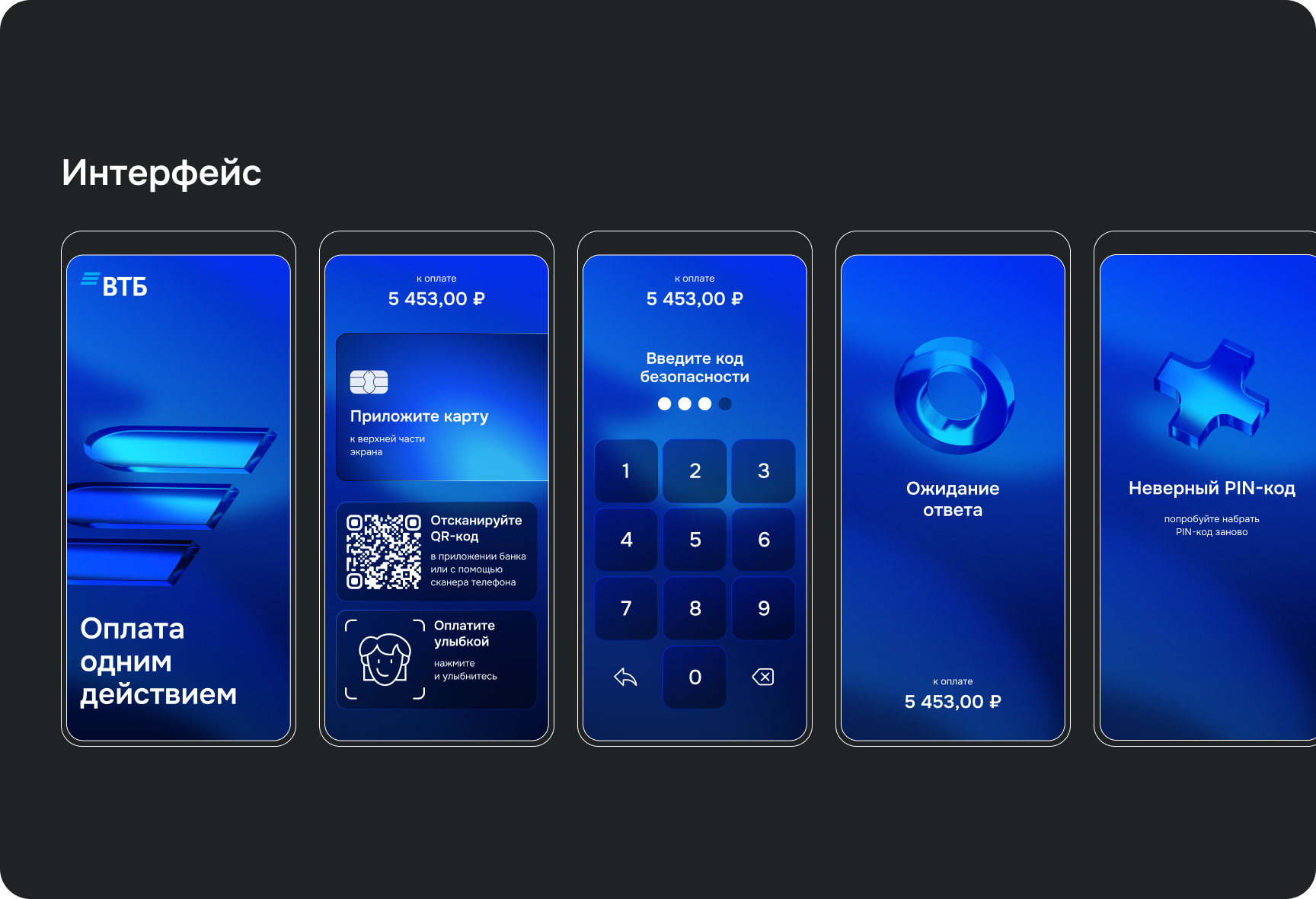 Концепция интерфейса платежного терминала для ВТБ — Изображение №11 — Интерфейсы на Dprofile