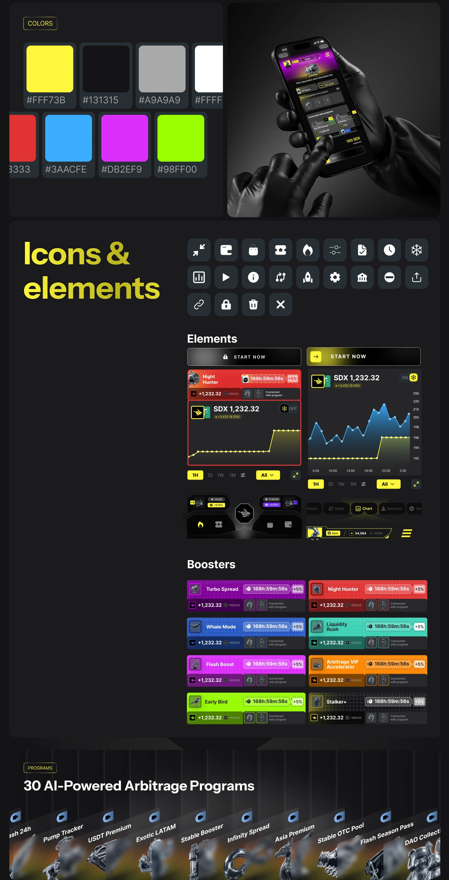 SPREADX - AI Arbitrage App — Изображение №4 — Интерфейсы, Брендинг на Dprofile