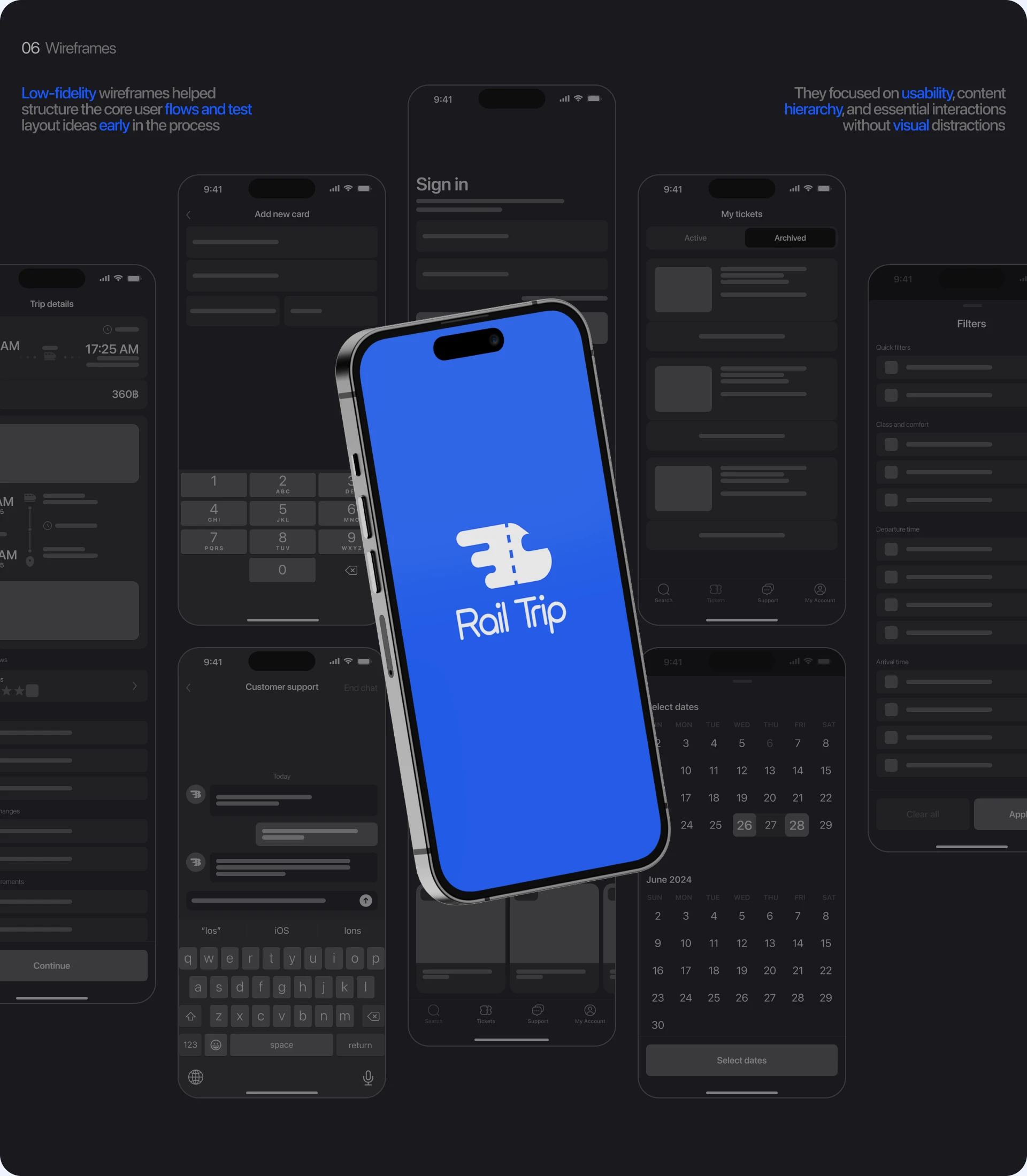 Rail Trip — Booking App | UI UX Design — Изображение №13 — Интерфейсы на Dprofile