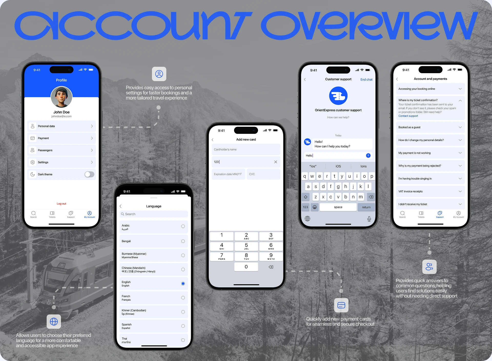 Rail Trip — Booking App | UI UX Design — Изображение №17 — Интерфейсы на Dprofile