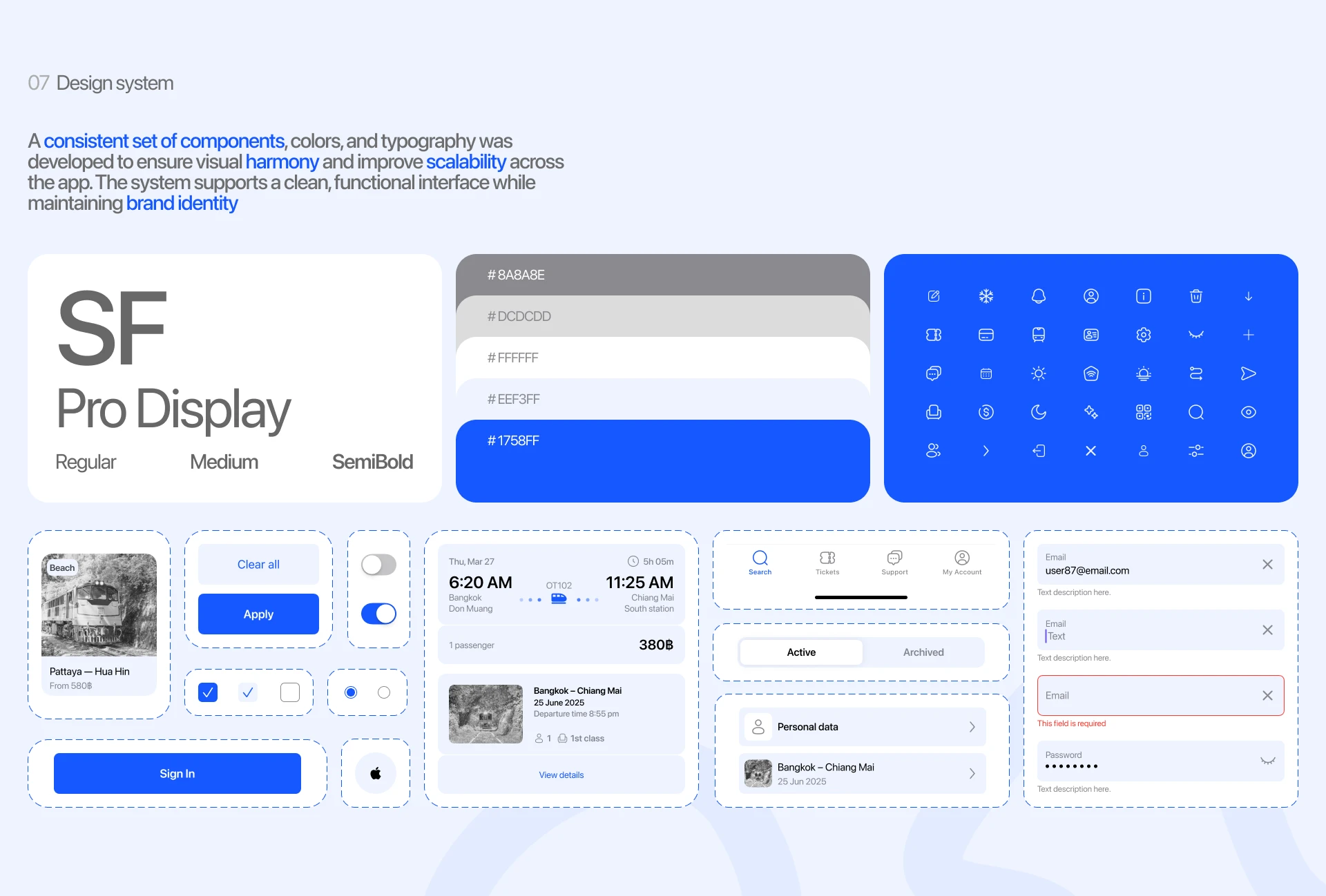 Rail Trip — Booking App | UI UX Design — Изображение №14 — Интерфейсы на Dprofile