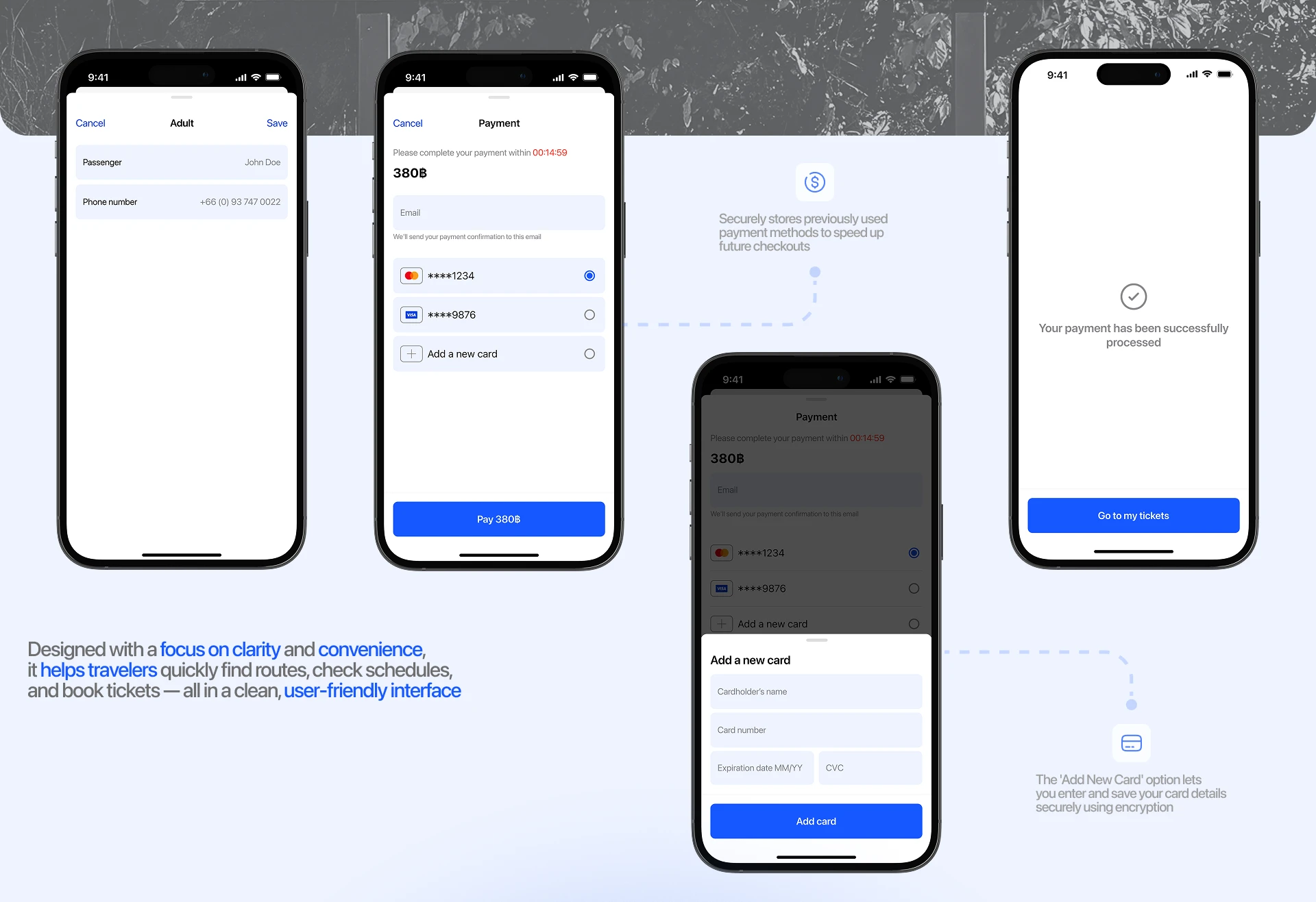 Rail Trip — Booking App | UI UX Design — Изображение №11 — Интерфейсы на Dprofile