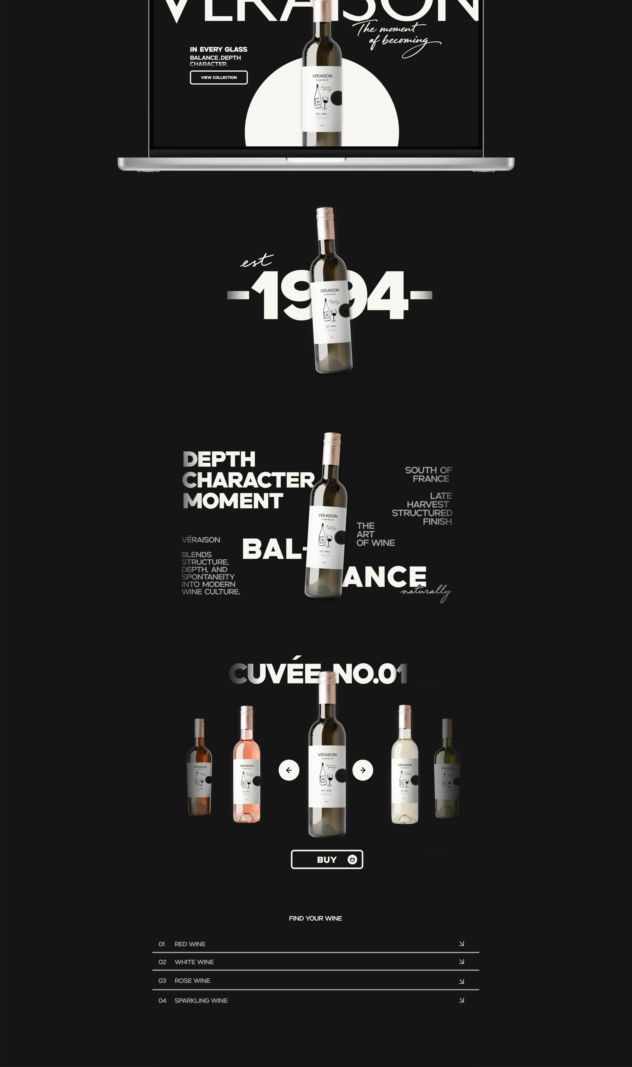 VÉRAISON — Изображение №3 — Интерфейсы на Dprofile