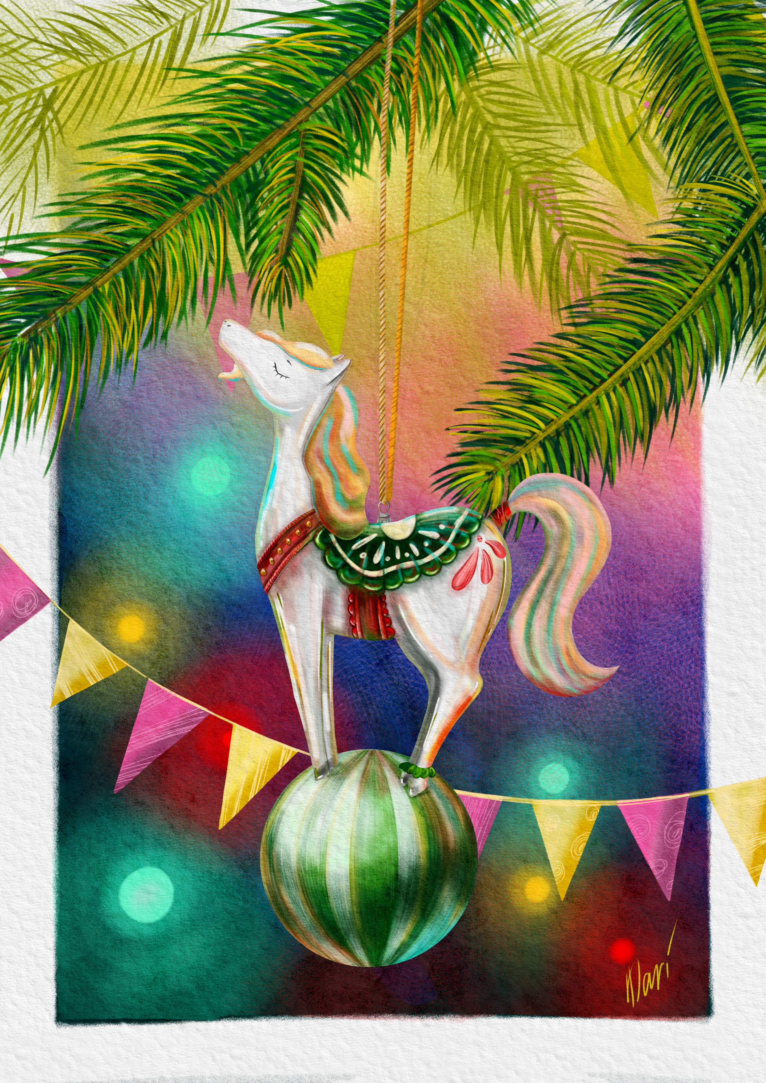 Елочная игрушка 2026 — Изображение №1 — Иллюстрация, Графика на Dprofile