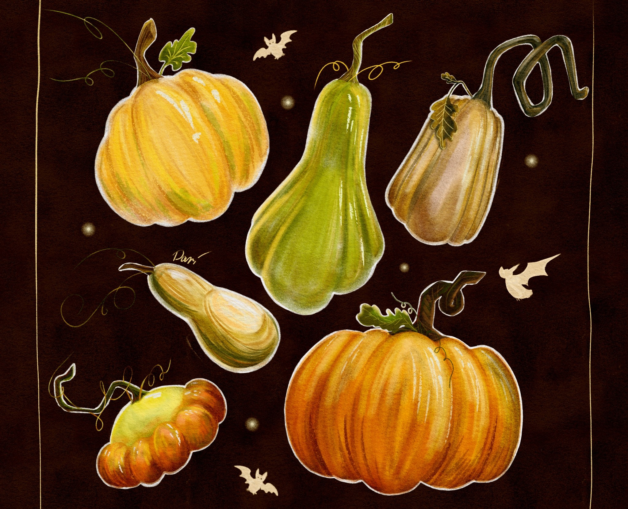 Хэллоуинские тыквы на Dprofile