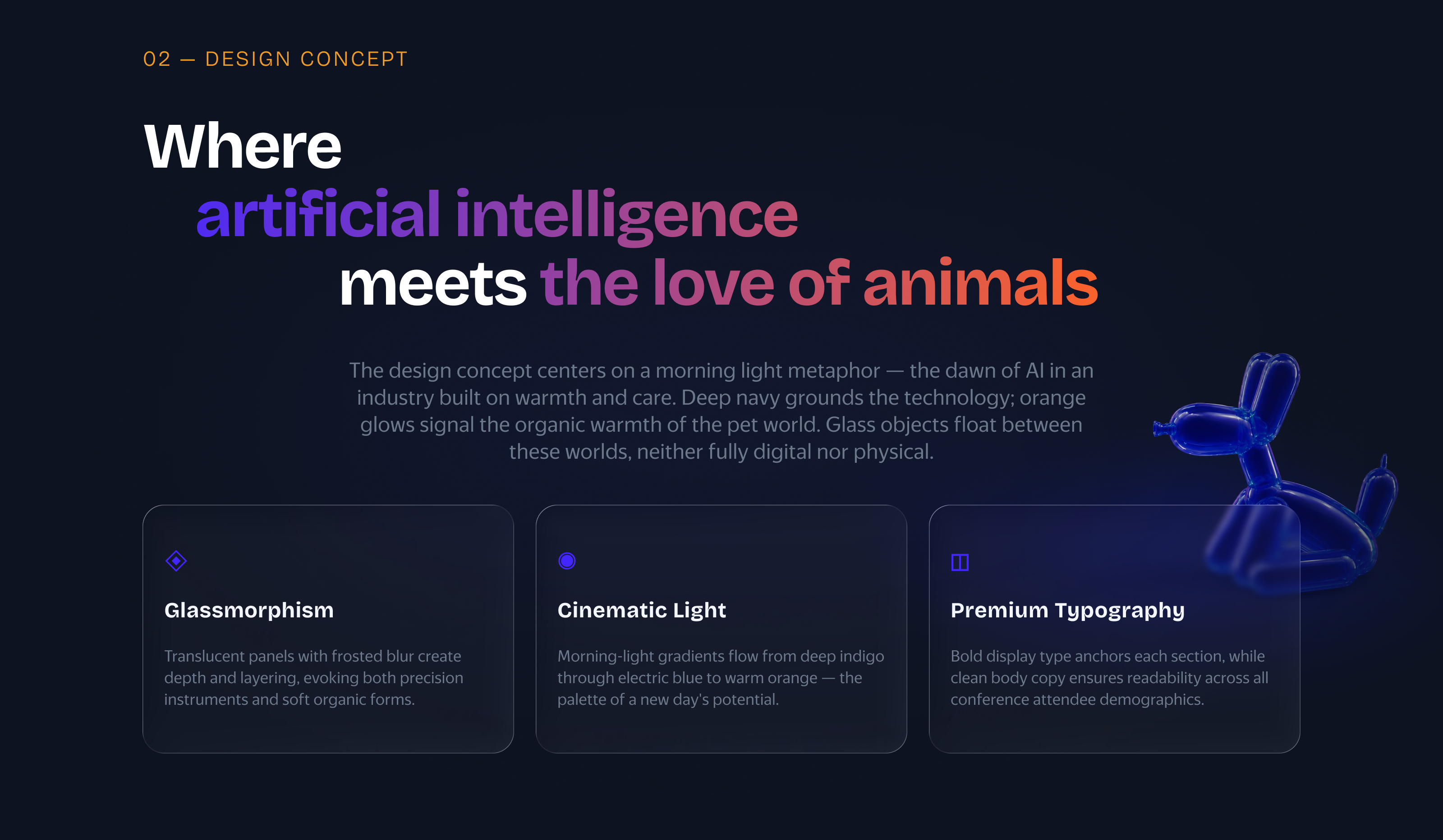 PetDay — Landing Page for PetTech Conference — Изображение №4 — Интерфейсы, Нейро на Dprofile