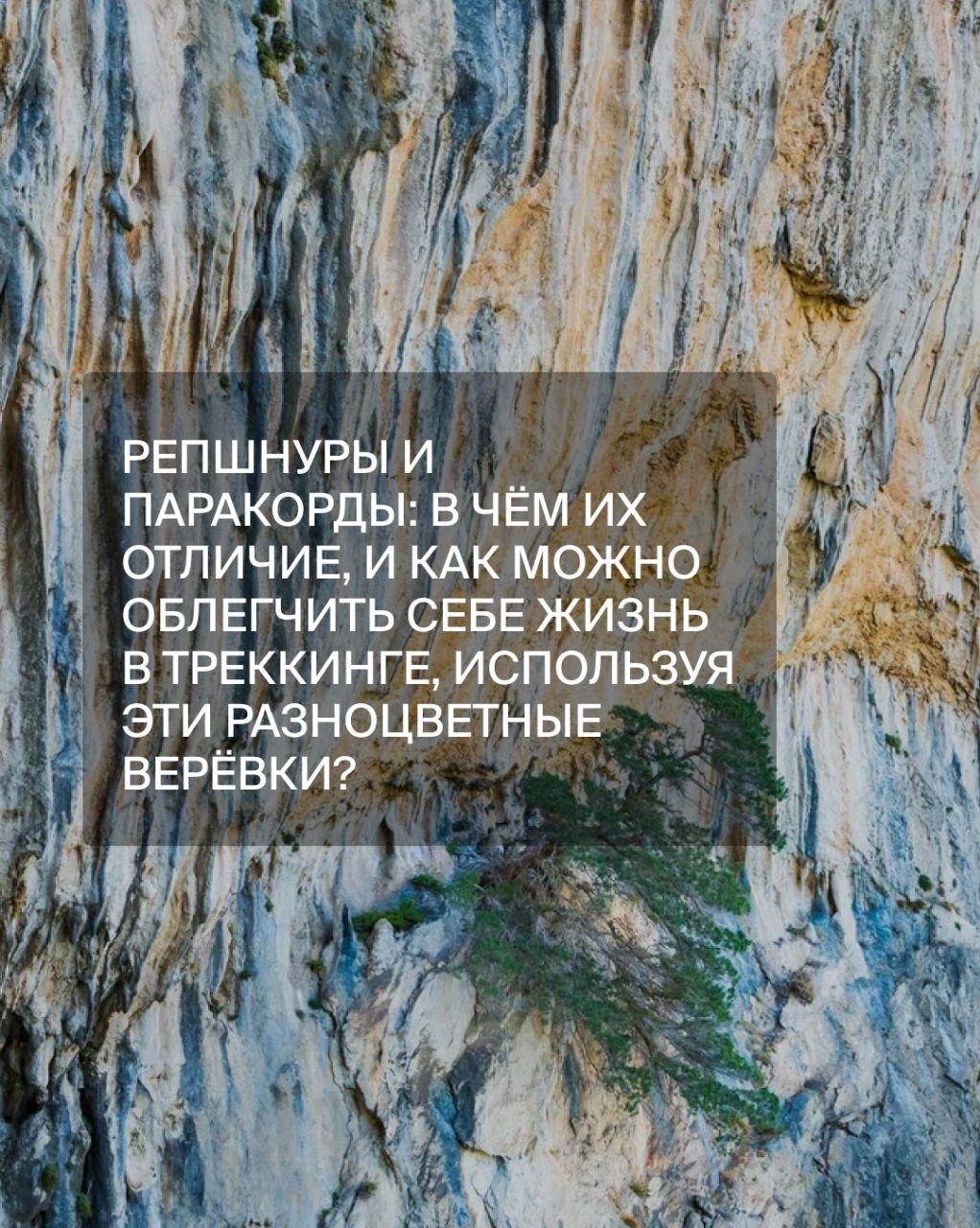 Пост про Репшнуры и Паракорды для тг "Альпиндустрии" — Изображение №2 — Маркетинг на Dprofile